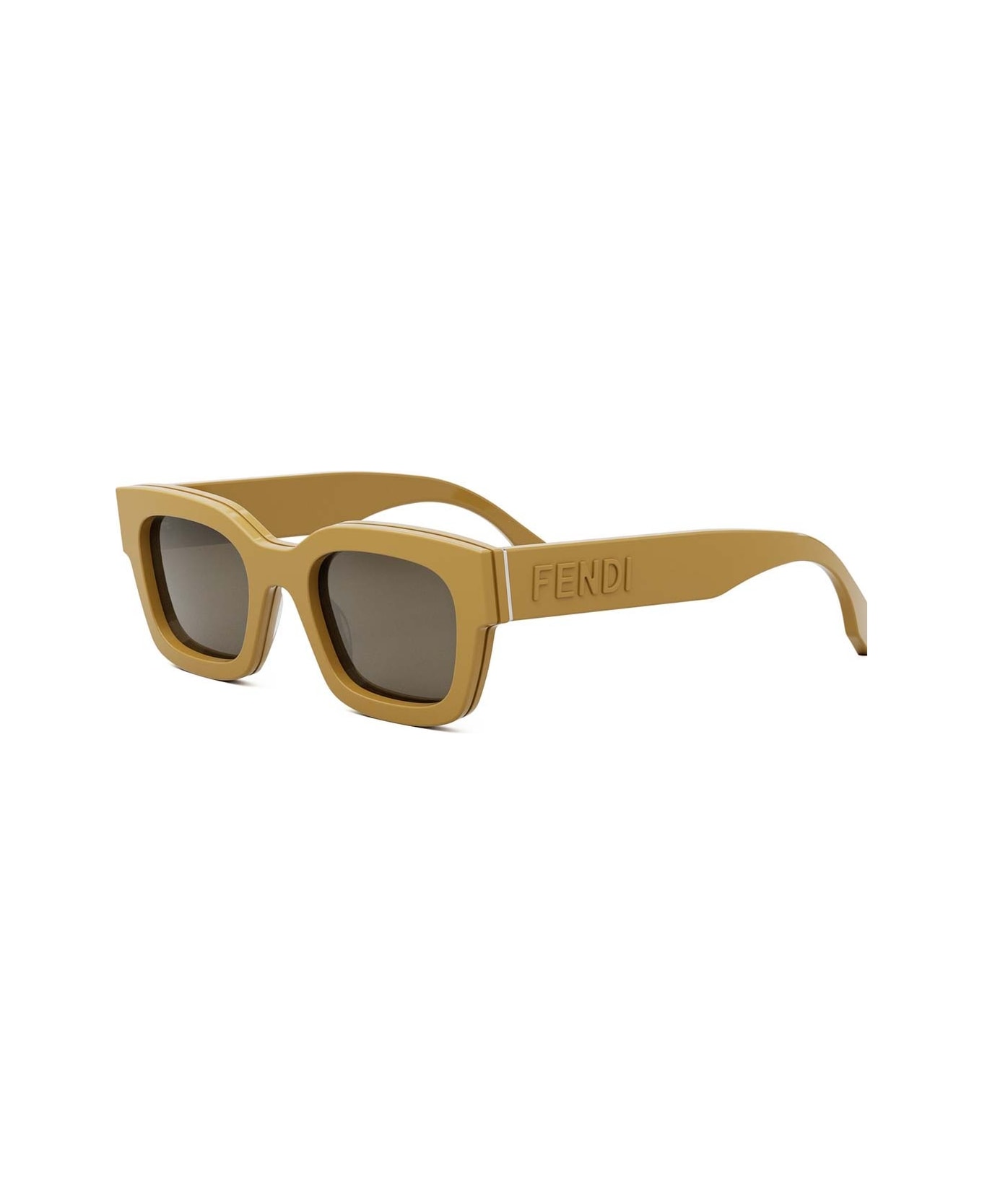 Fendi Eyewear Sunglasses - Giallo/Grigio サングラス