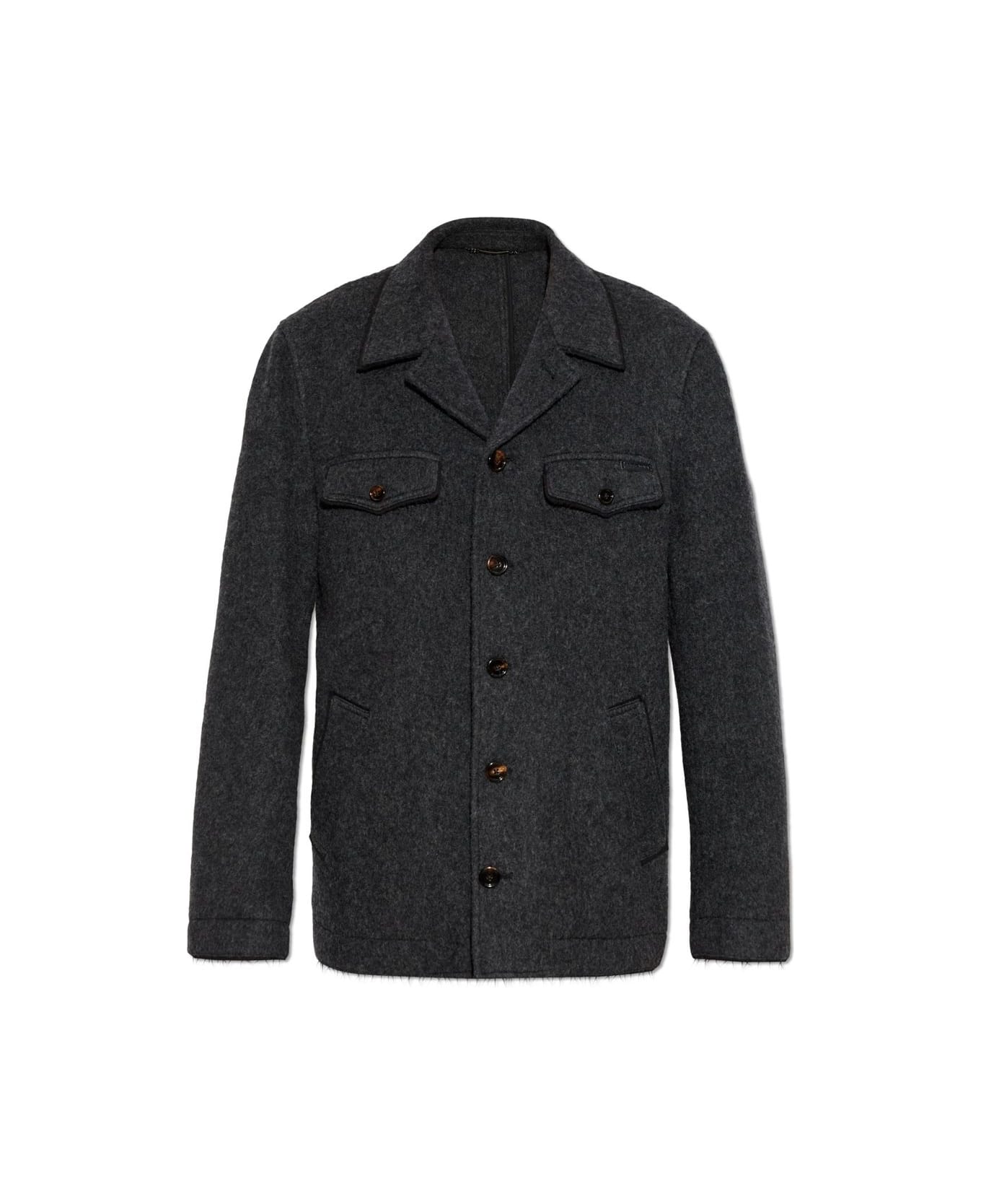 Dolce & Gabbana Single-breasted Jacket - Dark gray