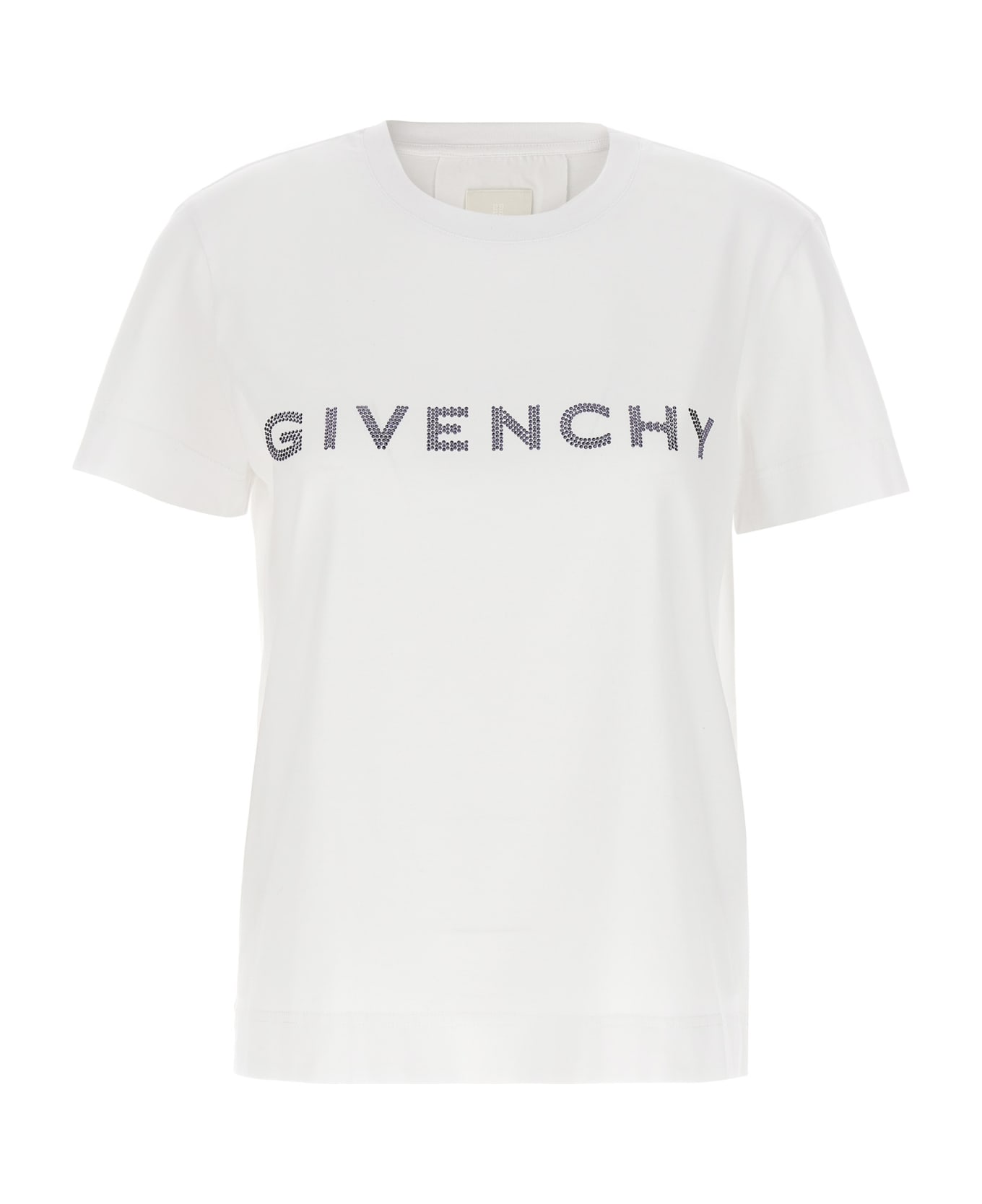 Givenchy Rhinestone Logo T-shirt - White