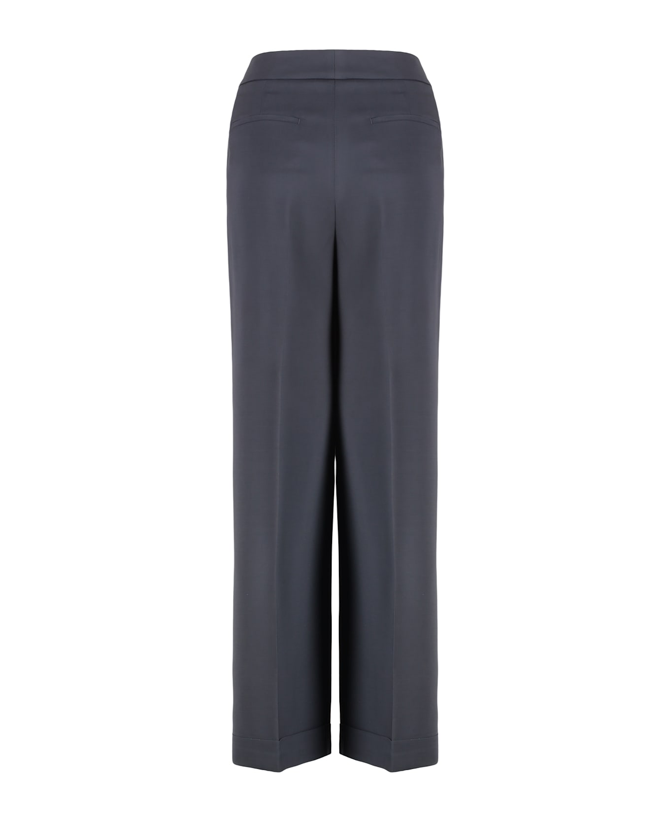 Peserico Rayon Trousers - blue