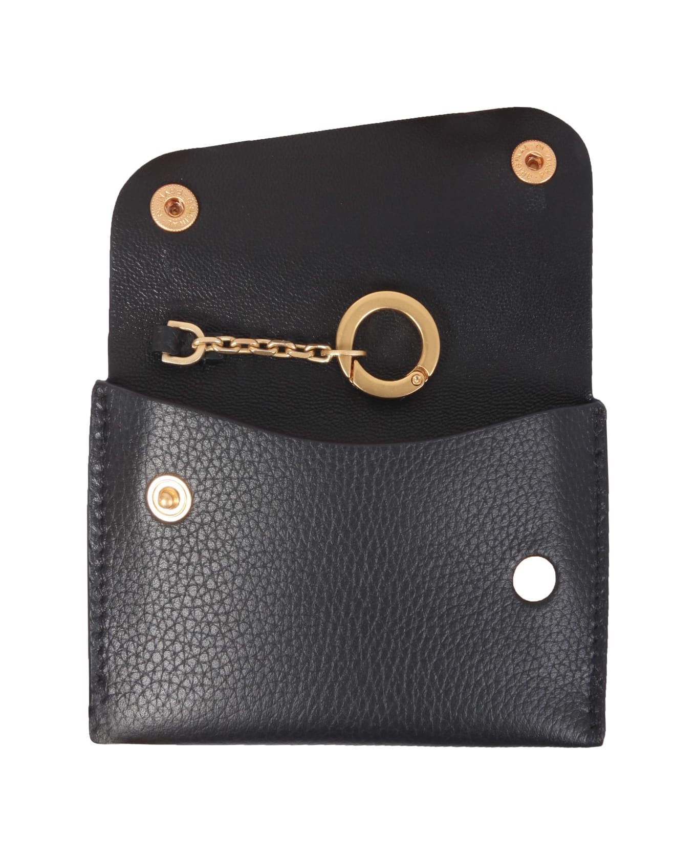 Il Bisonte European Leather Card Holder - NERO