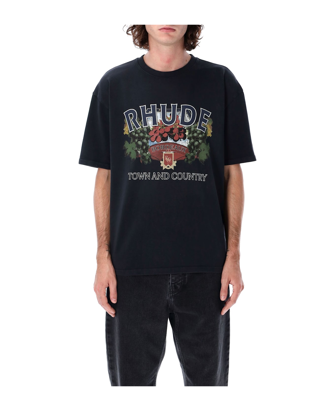 Rhude Town And Country Tee - VNTG BLACK