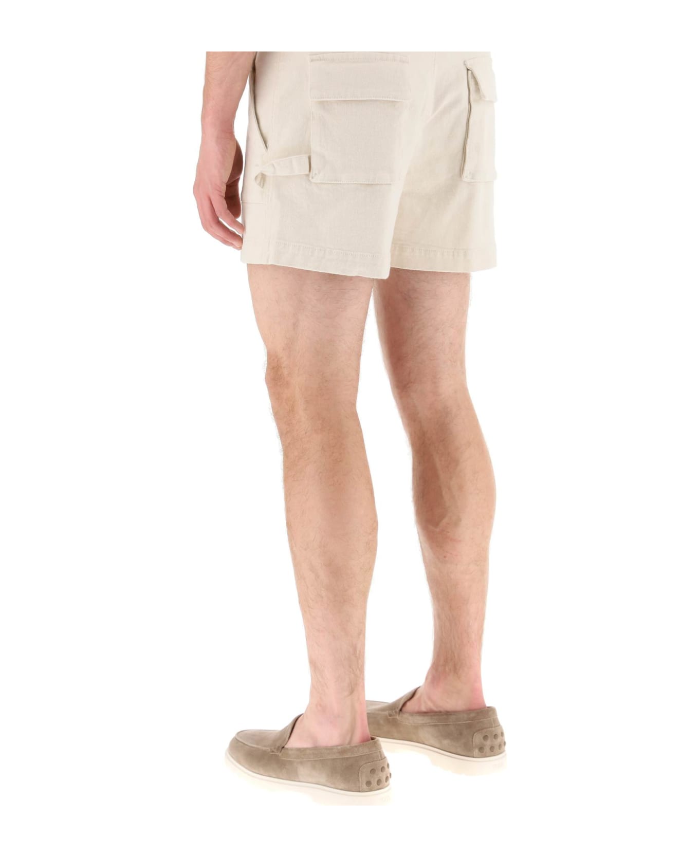 Etro Multi-pocket High-waist Shorts - BIANCO (White)