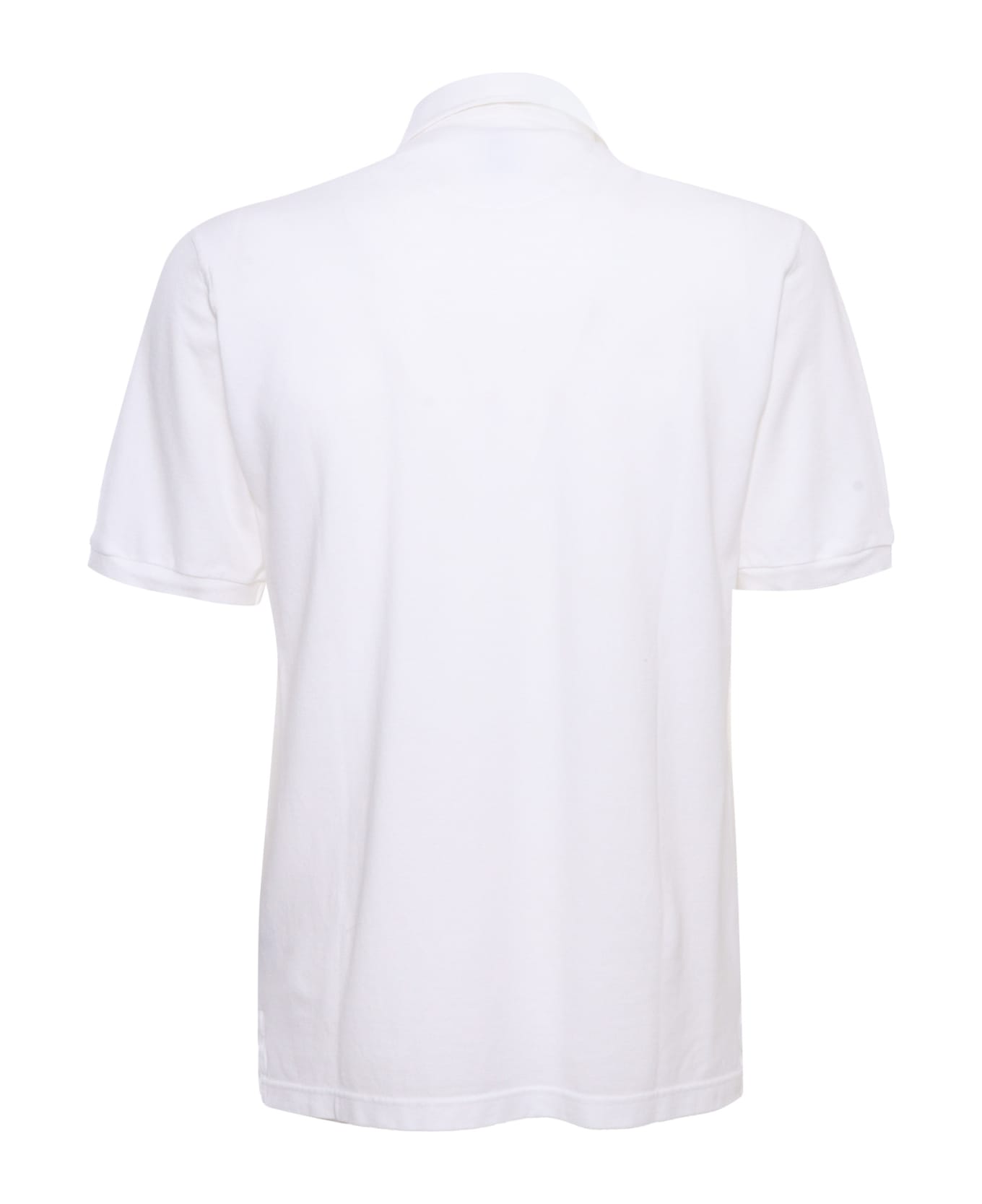 Fedeli White Piquet Polo - WHITE ポロシャツ