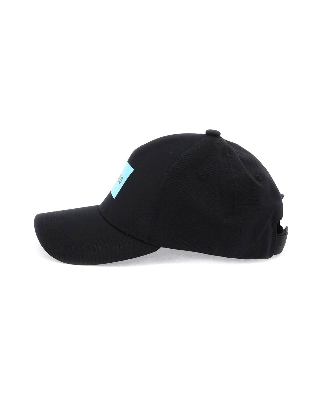 Hugo Boss Baseball Cap With Patch Design - BLACK (Black)