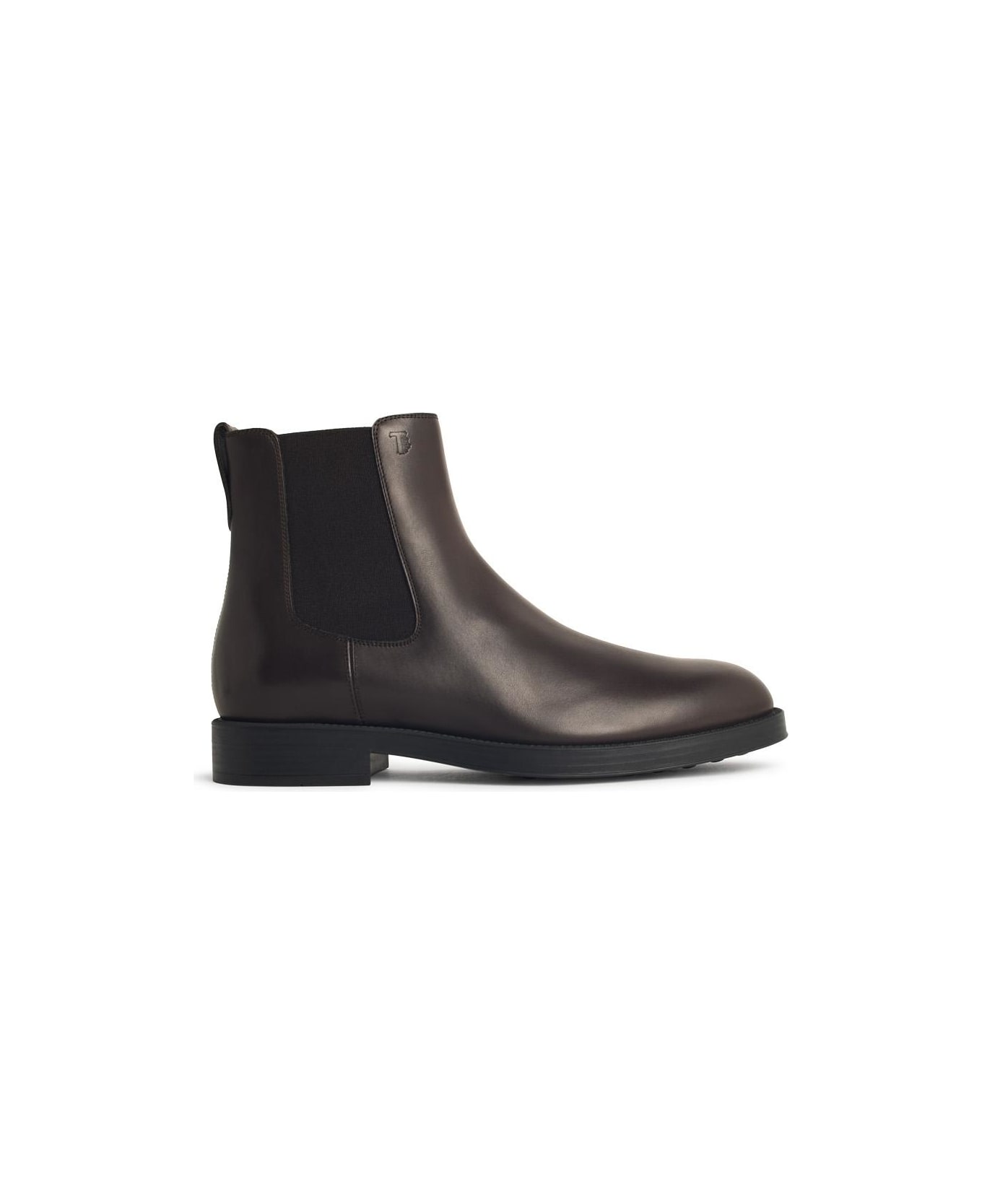 Tod's 'el. Formale' Brown Leather Ankle Boots - Brown