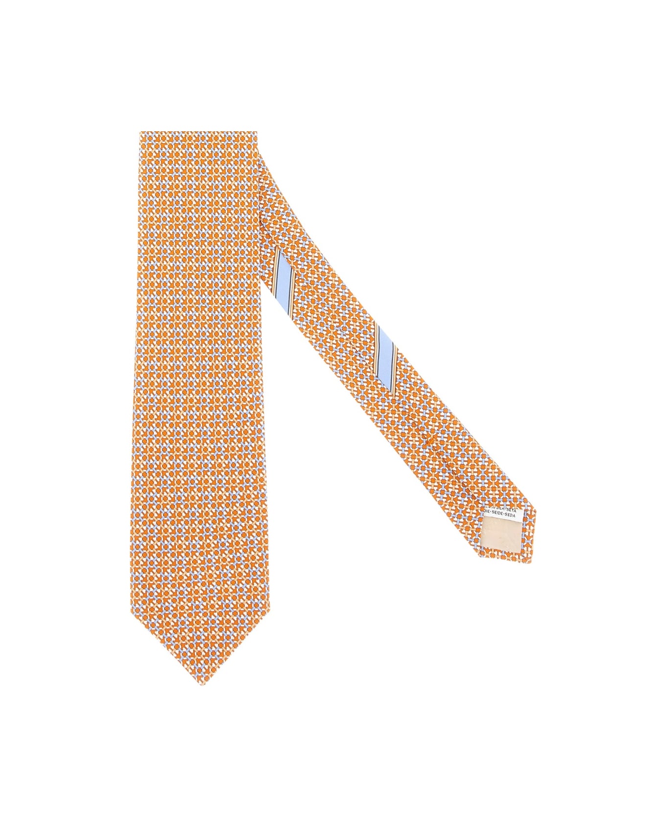 Ferragamo Tie Print "gancini" - MULTICOLOUR