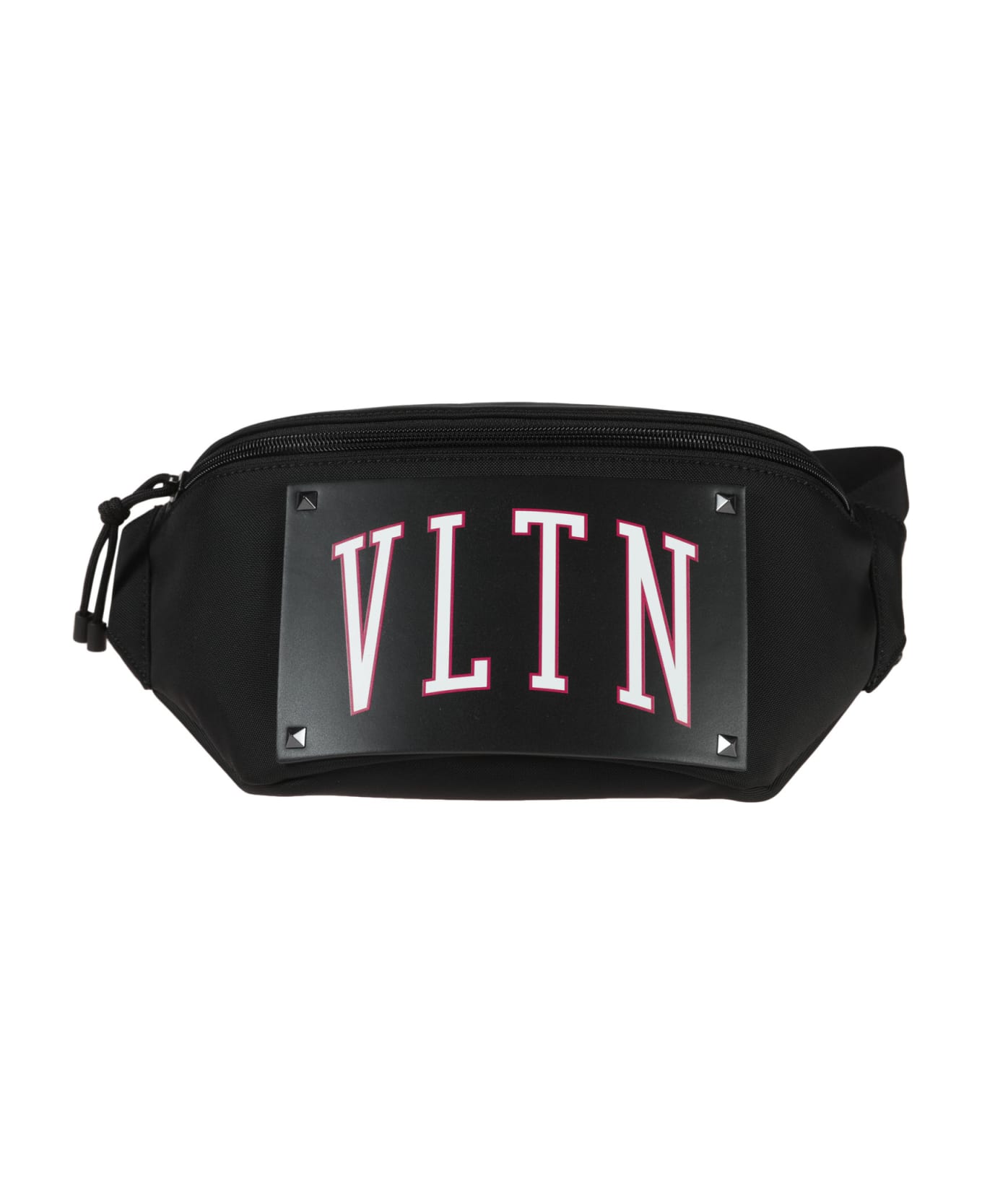 Valentino Garavani Vltn Studded Logo Belt Bag - Black
