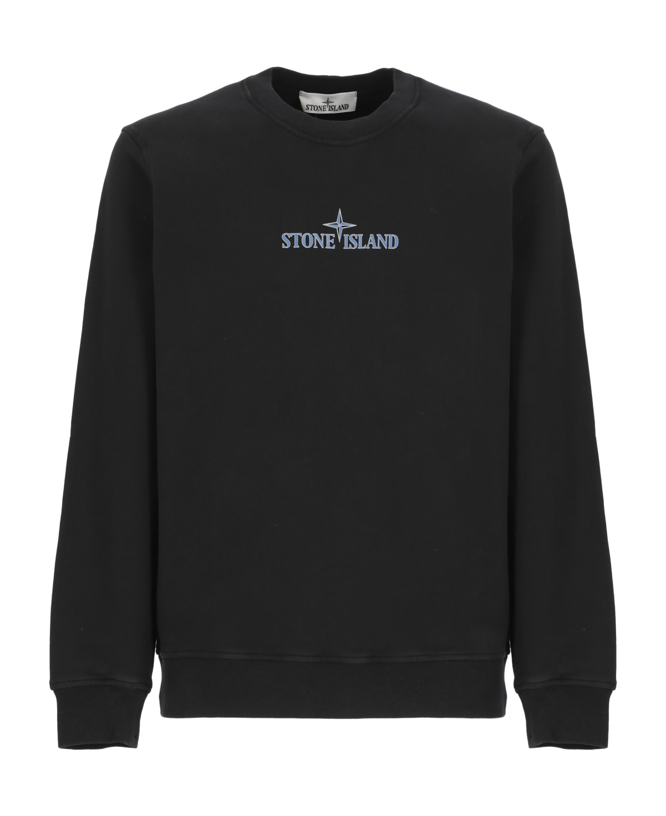 Stone Island Crewneck Sweatshirt 66182 - Black カーディガン