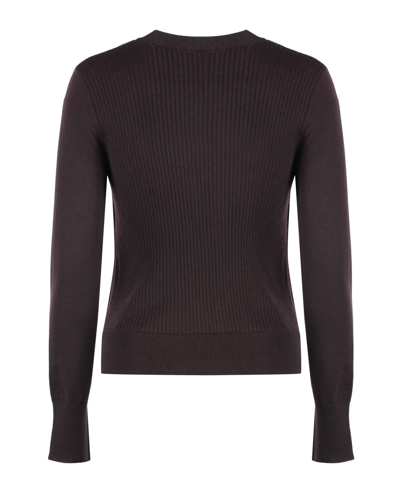 Pinko Diraspatura Crew-neck Wool Sweater - brown