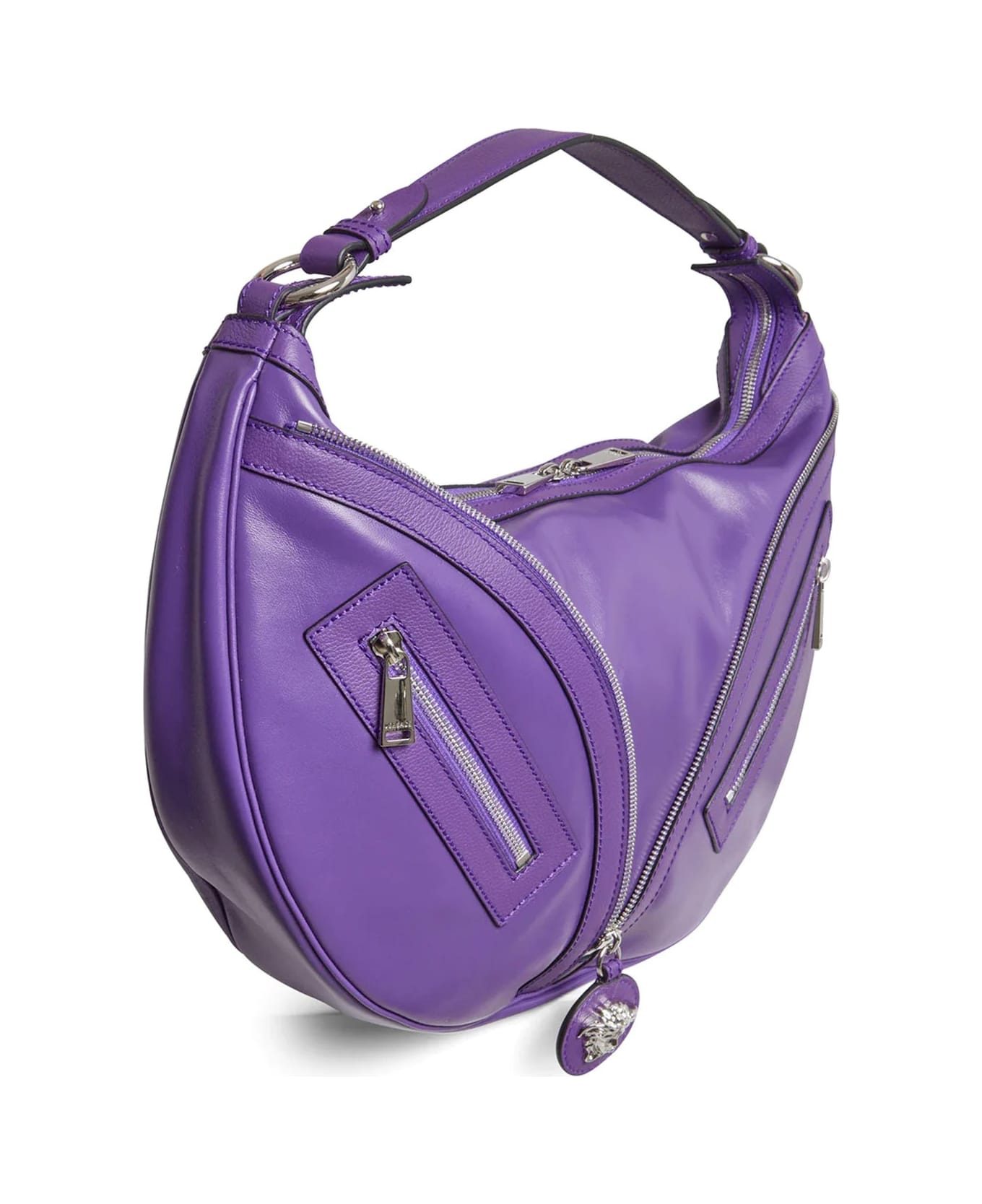 Versace La Medusa Shoulder Bag - Purple