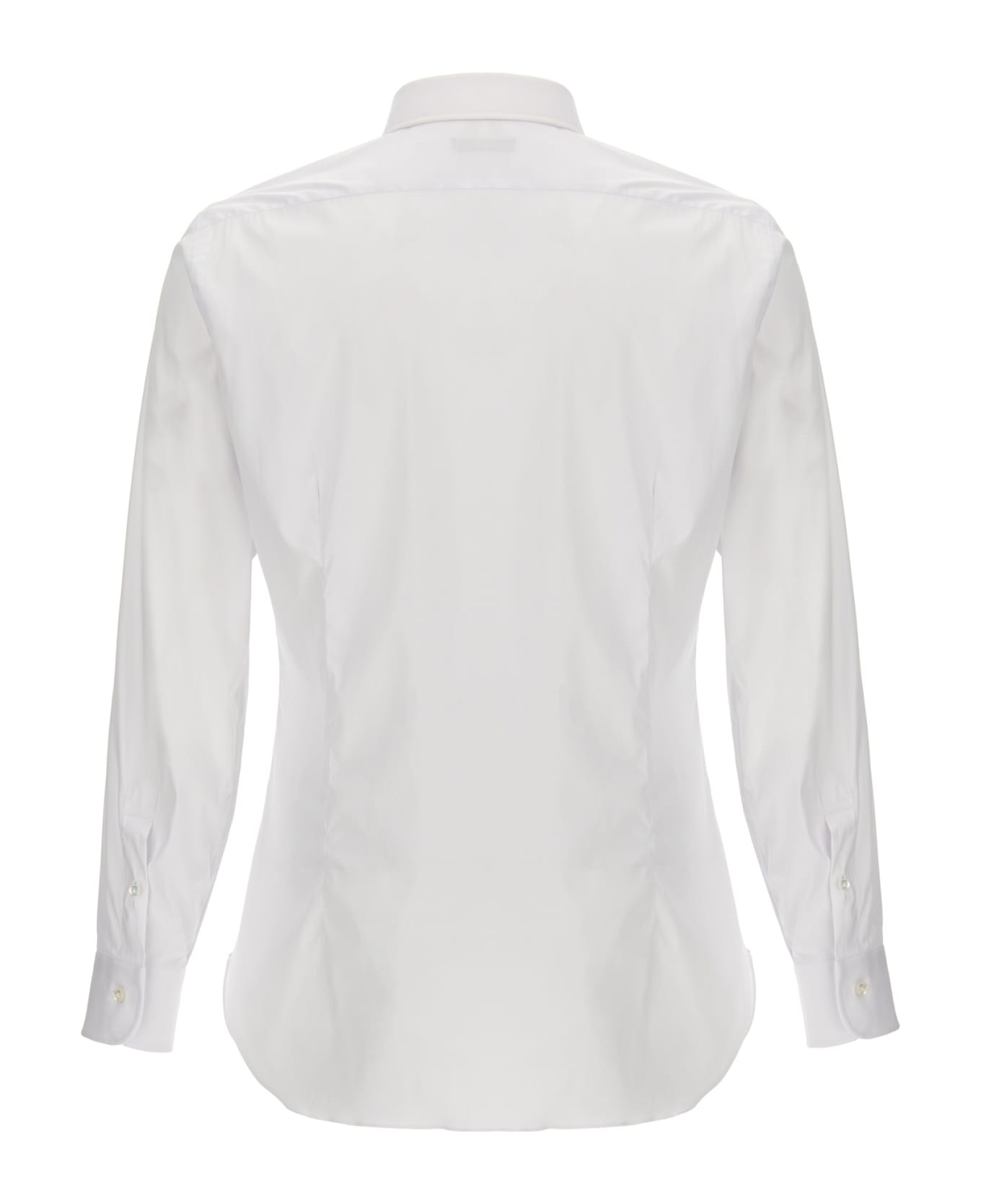 Barba Napoli Poplin Shirt - White