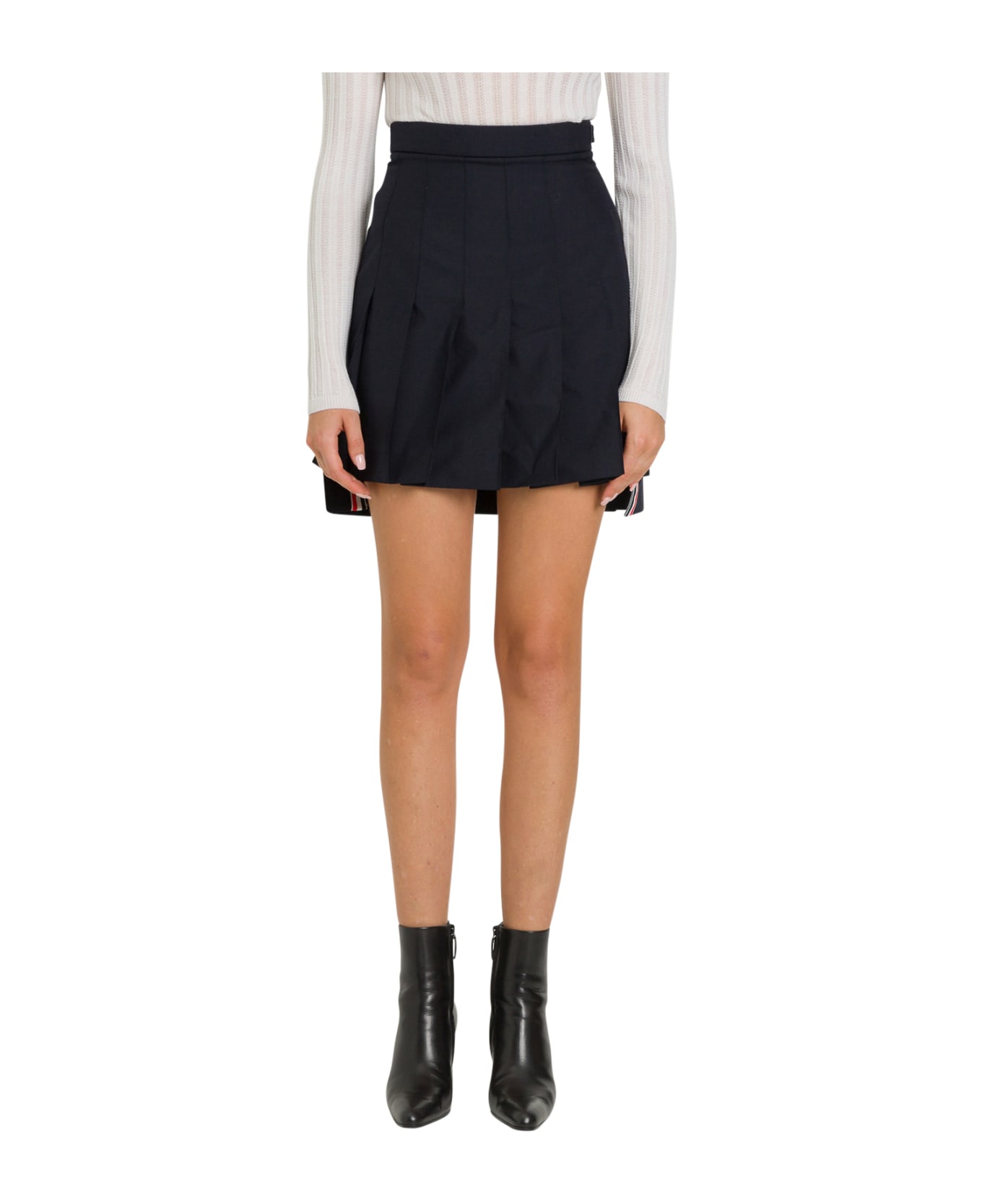 Thom Browne Super-high Waist Miniskirt - Blu