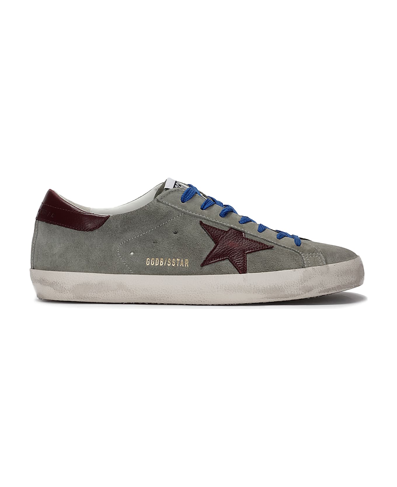 Golden Goose Super-star Suede Upper And Toe Leather Star And He - GREEN/KENYA
