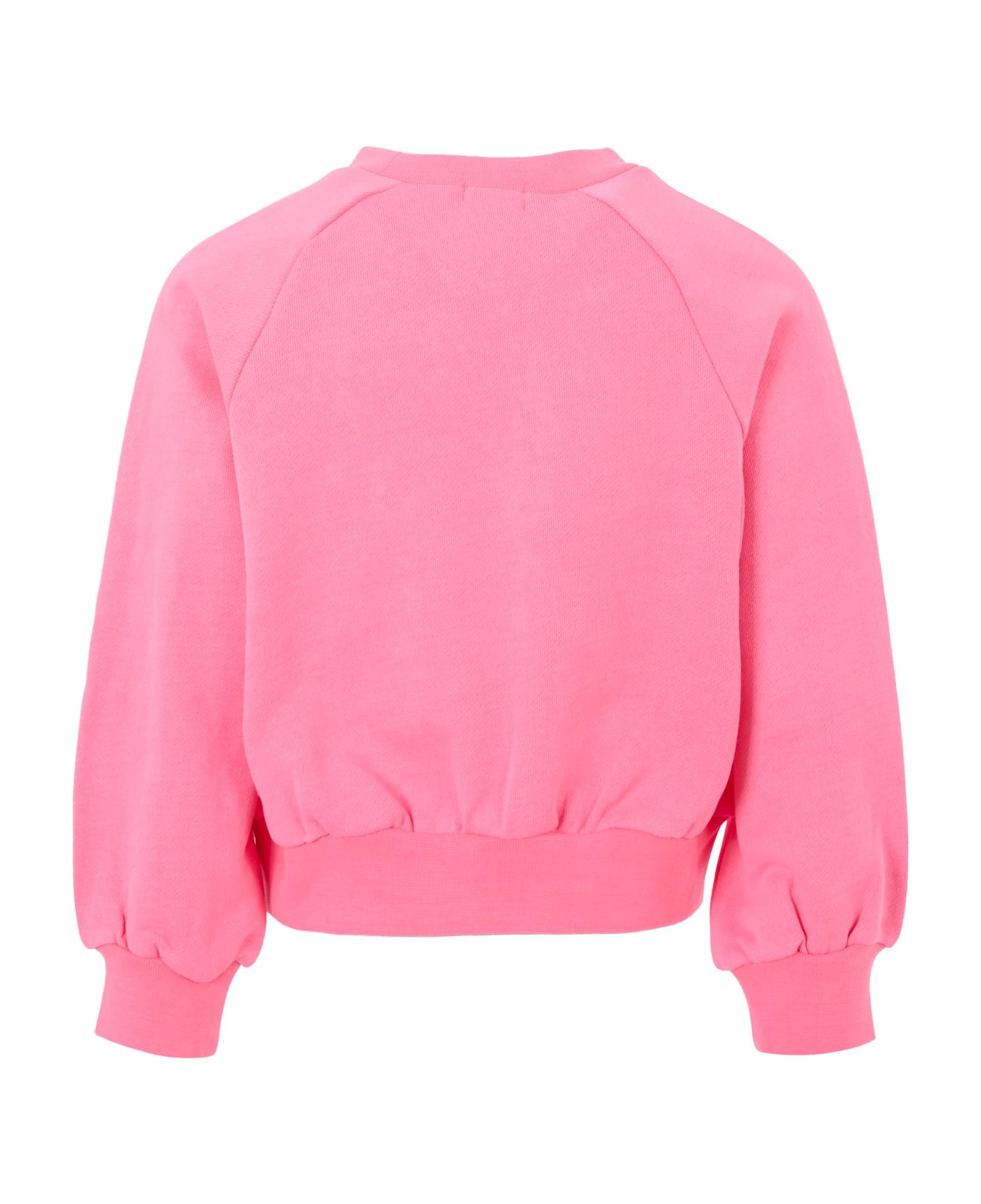 Billieblush Pink Sweatshirt For Girl With Hearts - Pink