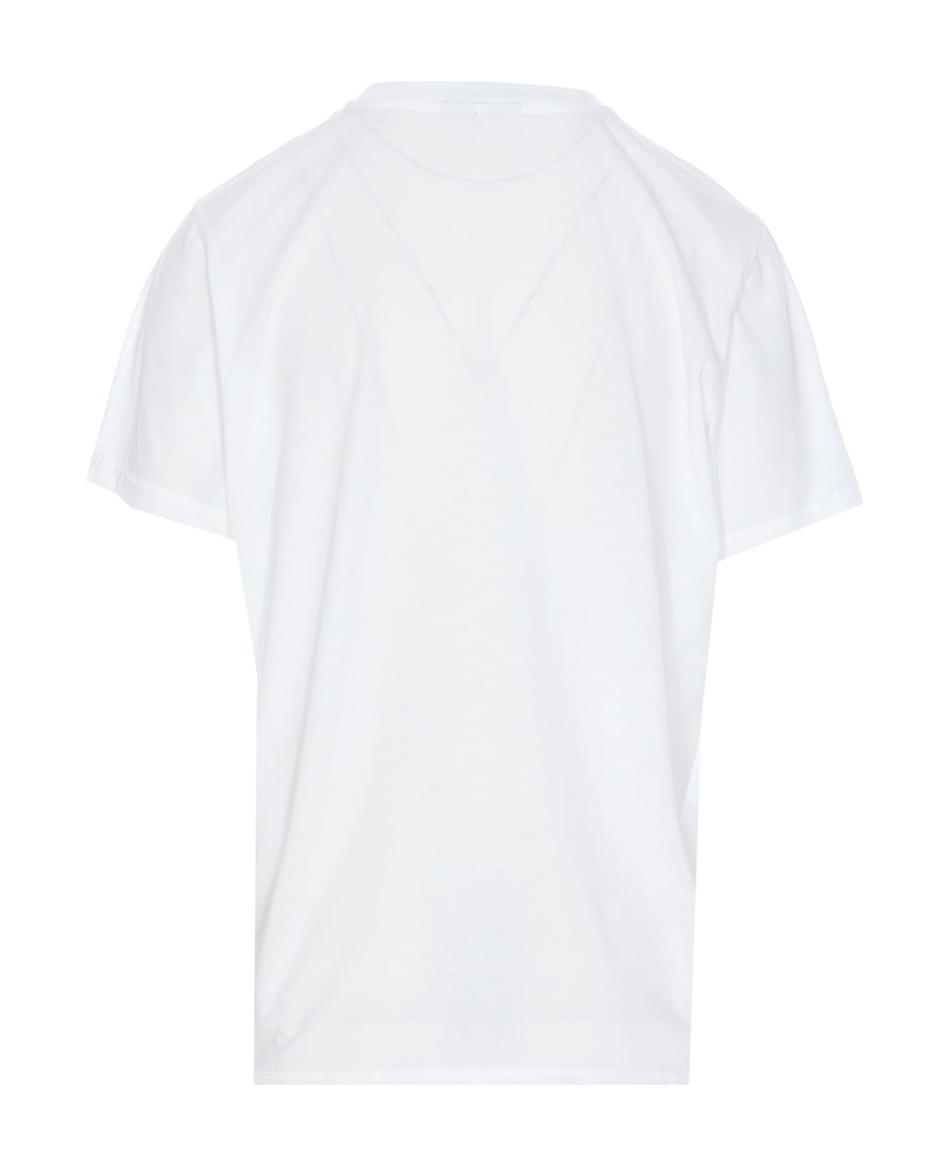 Ganni White Thin Jersey Gogo Relaxed T-shirt - White Tシャツ