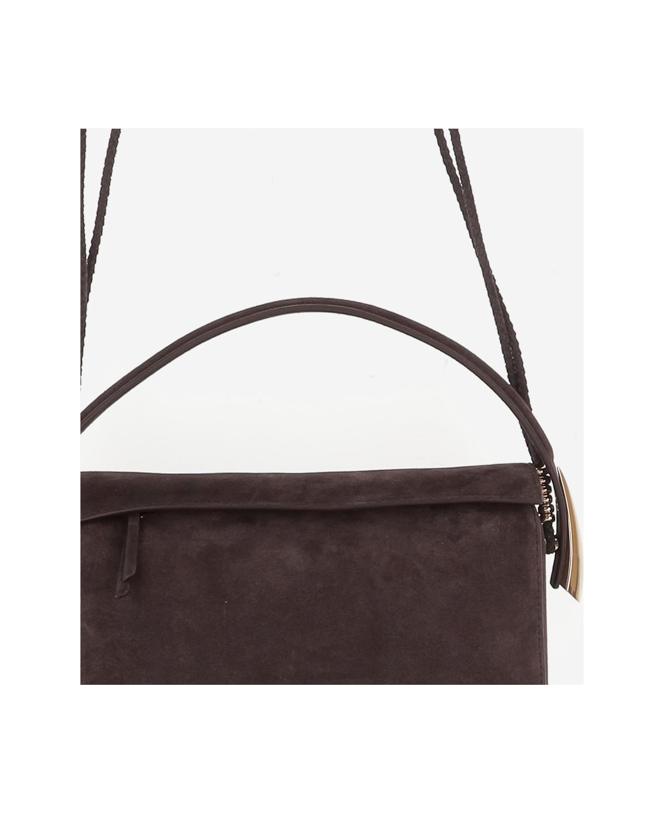 Benedetta Bruzziches Elif Suede Bag - Brown