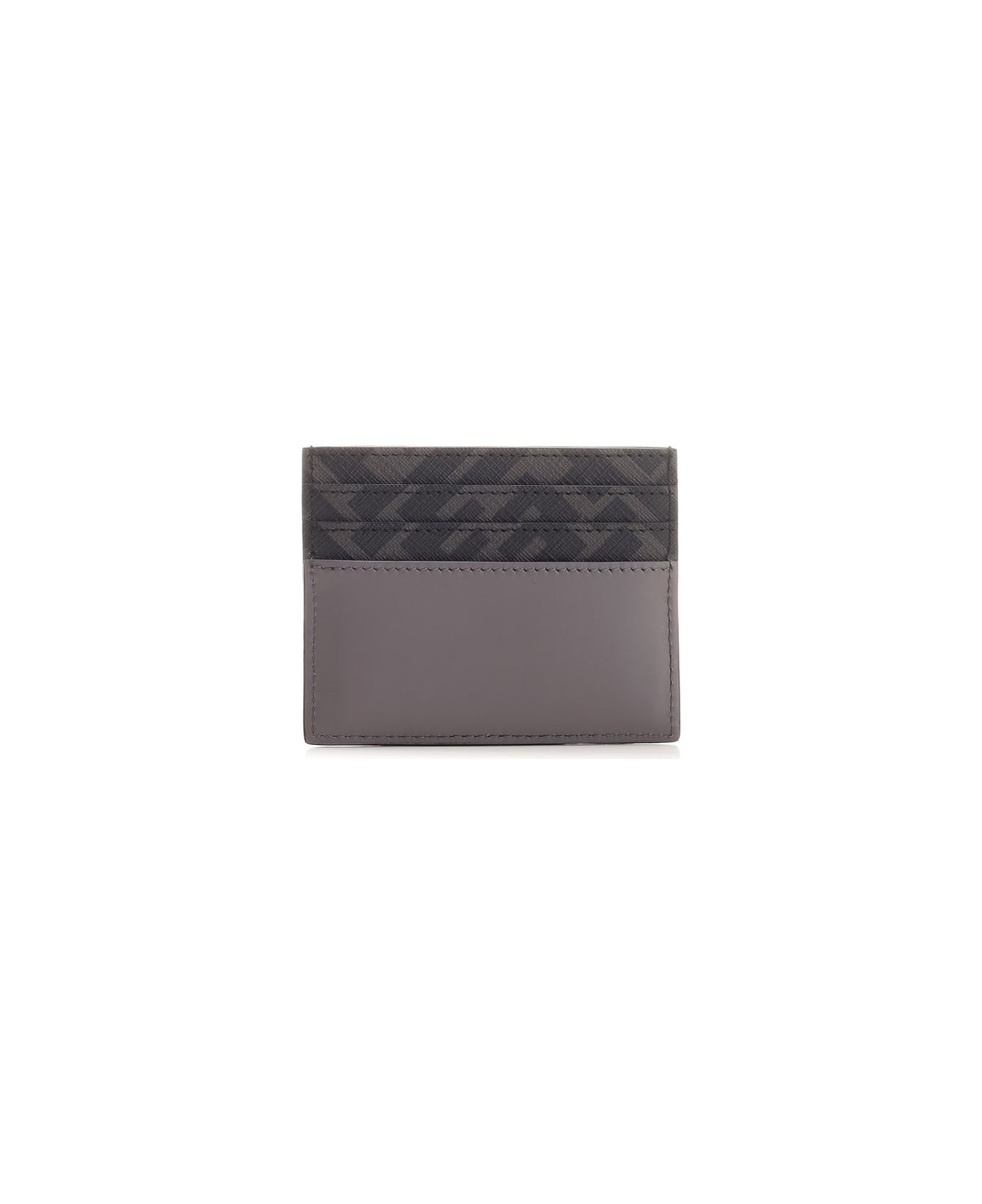 Fendi Diagonal Card Holder - Grey