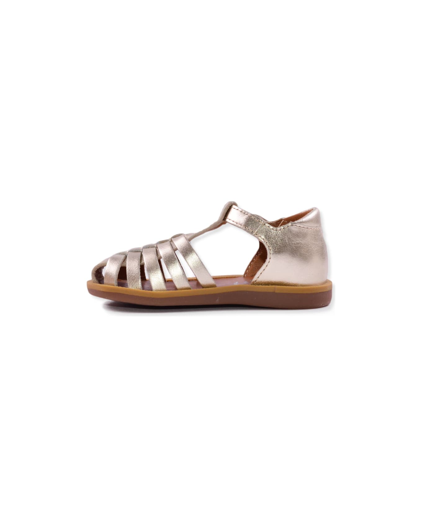 Pom d'Api Sandals In Changing Leather - Grey シューズ