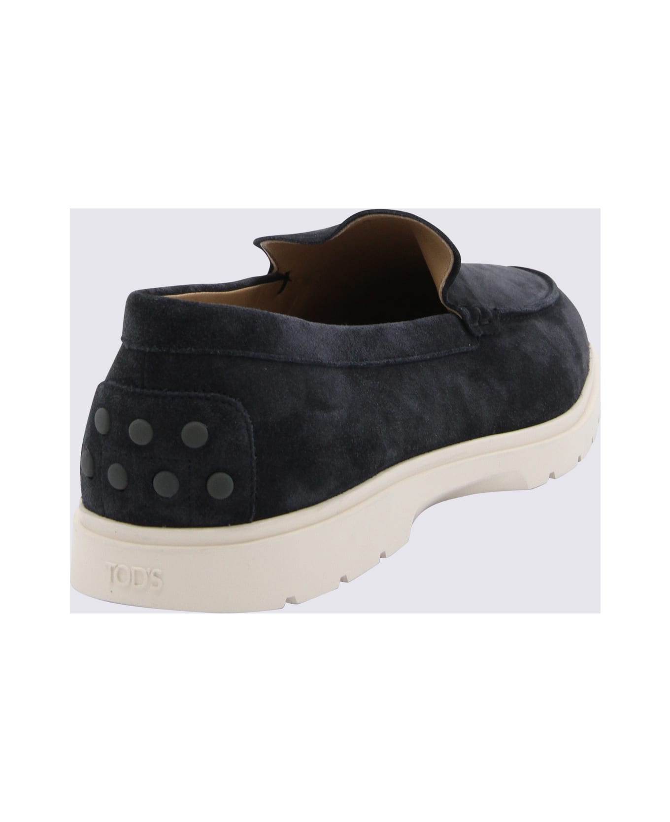 Tod's Navy Leather Loafers