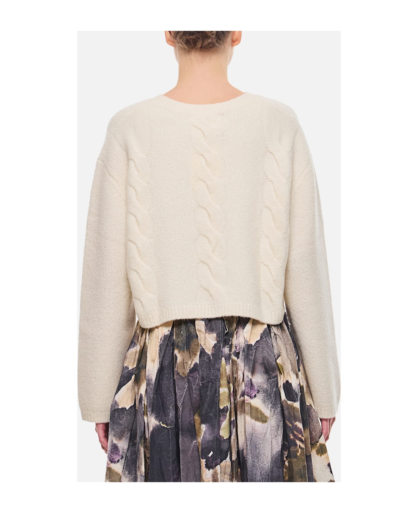 Lisa Yang Hannan Chasmere Sweater - White