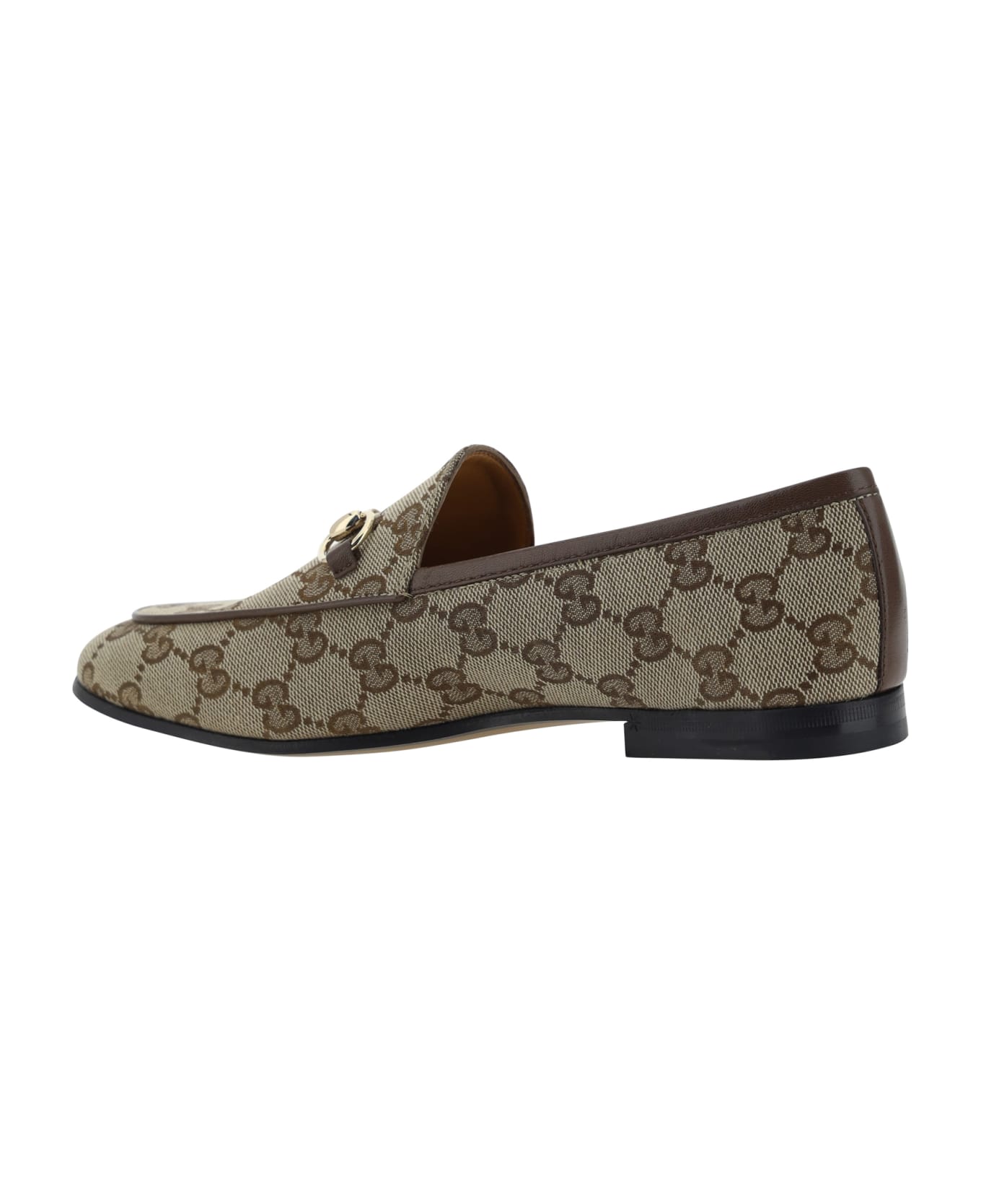 Gucci Jordaan Loafers - Beige Ebony/n.acero