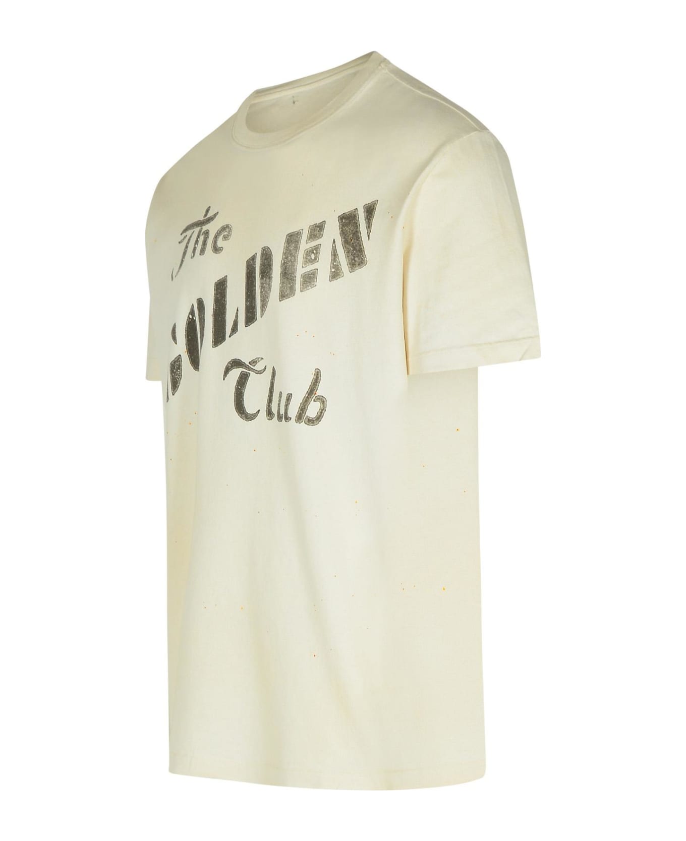 Golden Goose Ivory Cotton T-shirt - Ivory