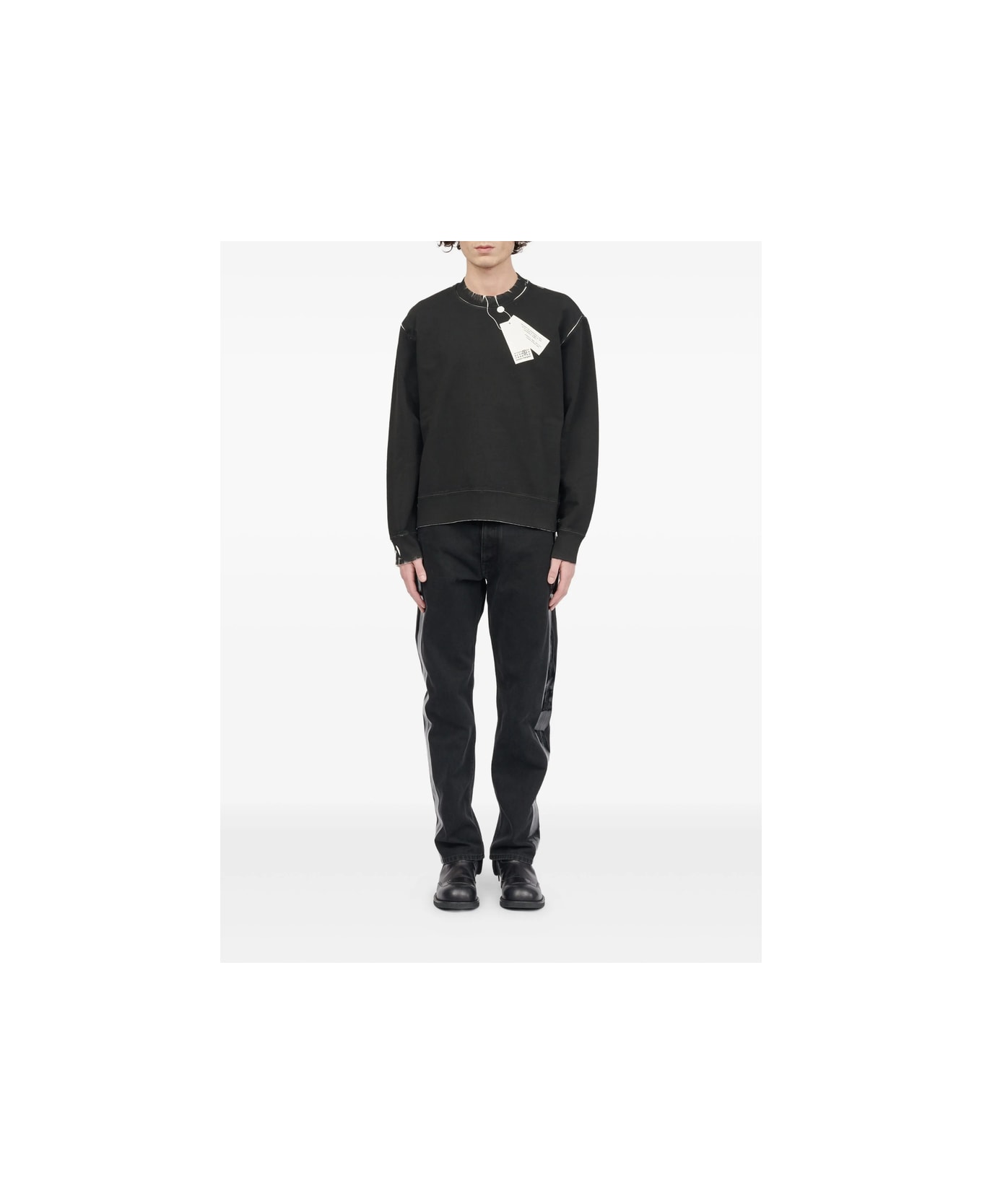 MM6 Maison Margiela Sweatshirt - BLACK