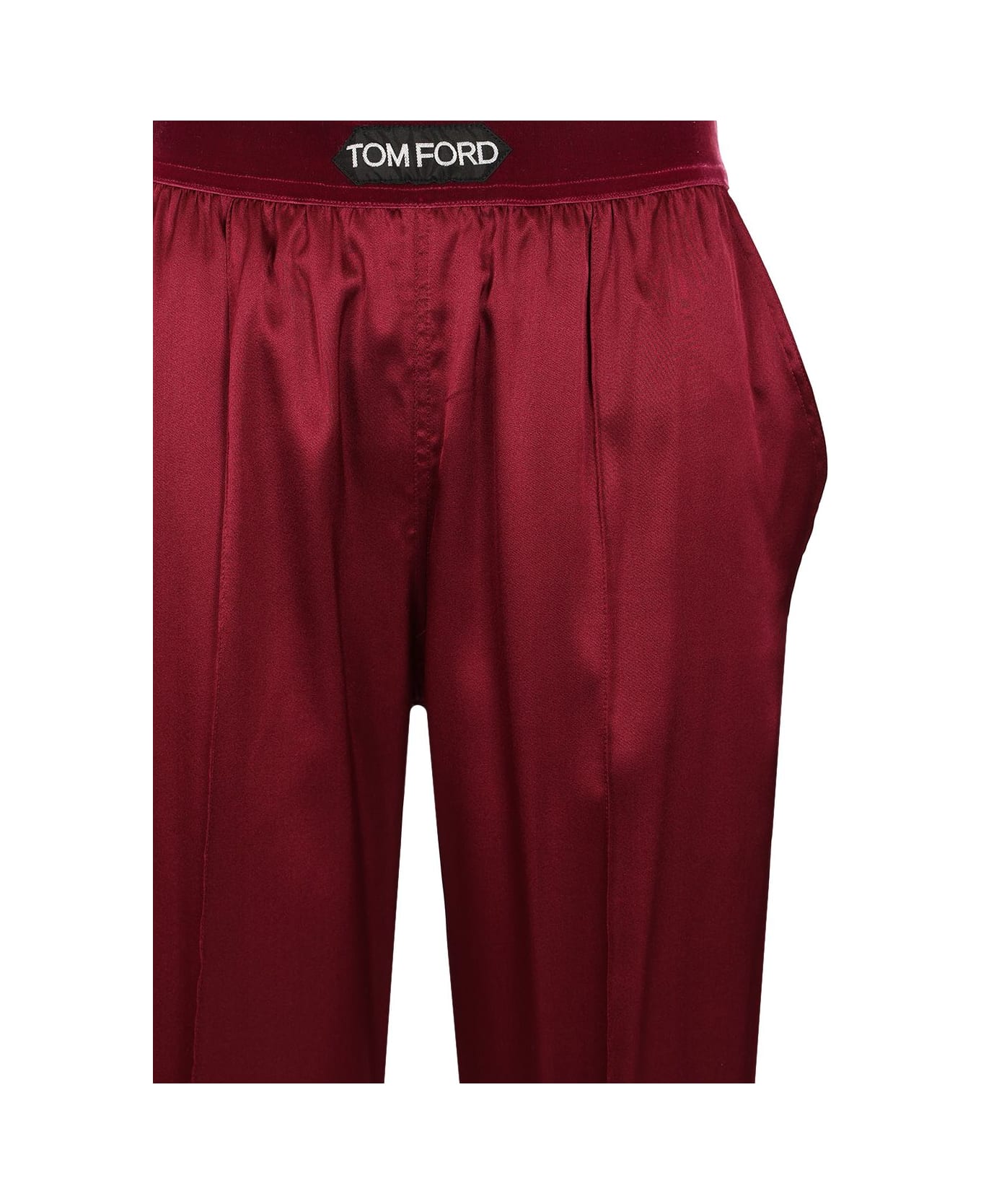 Tom Ford 'pajama' Trousers - DEEP PLUM