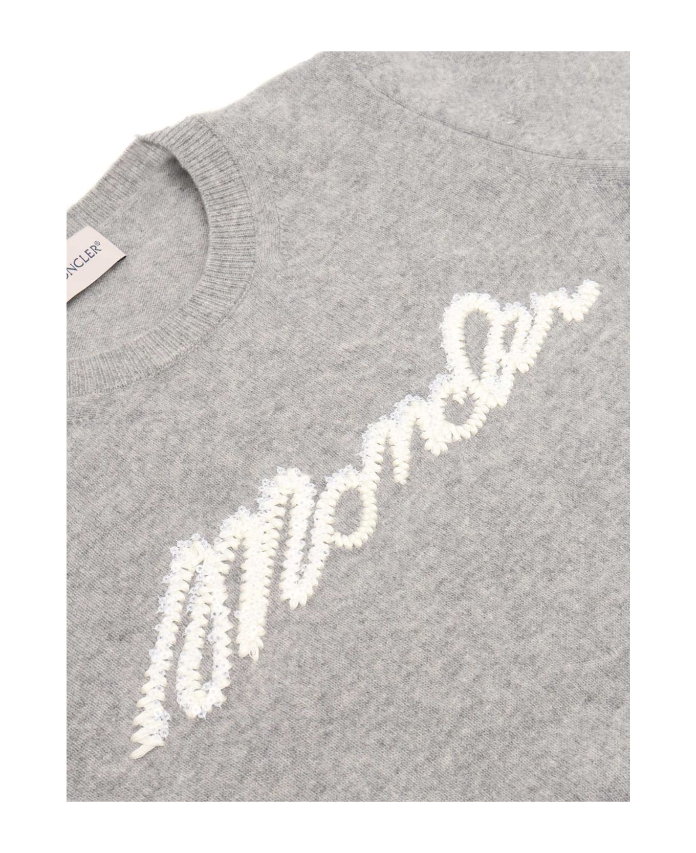 Moncler Crew Neck - GREY