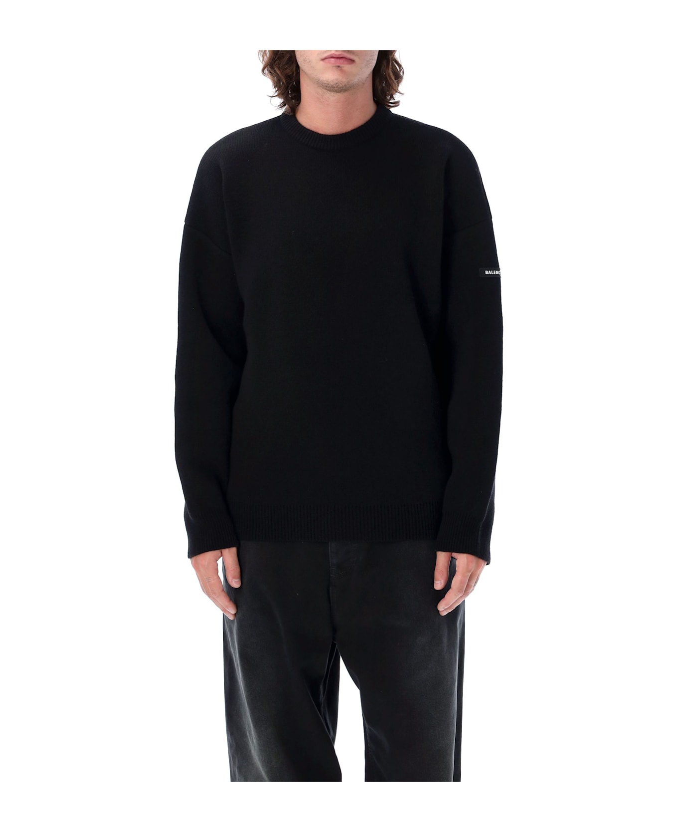 Balenciaga Crewneck Sweater - Black
