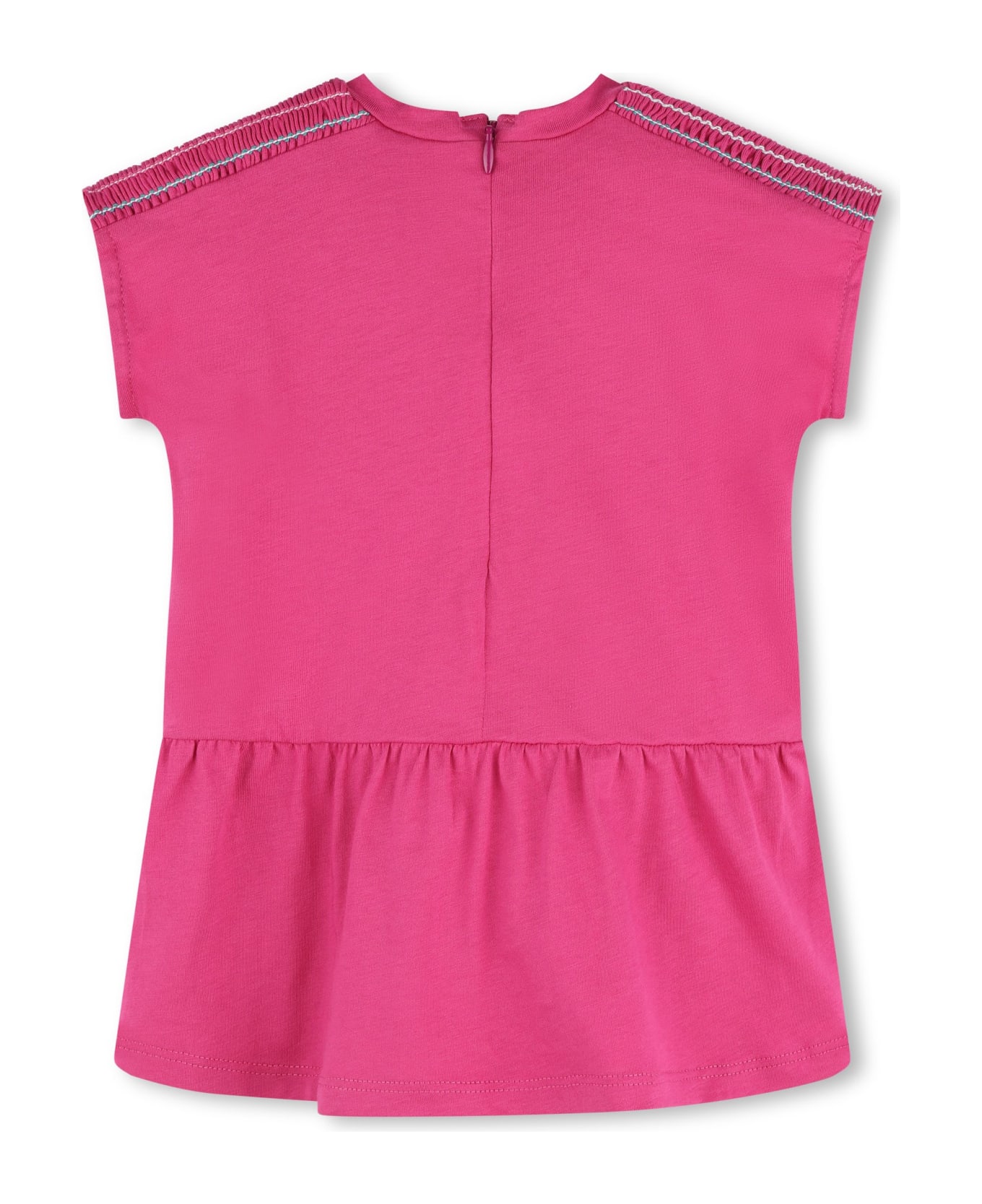 Chloé Dress With Embroidered Logo - Pink ボディスーツ＆セットアップ
