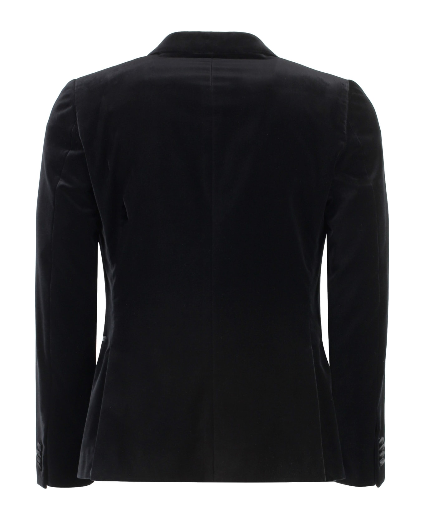 Z Zegna Single-breasted One Button Jacket - black