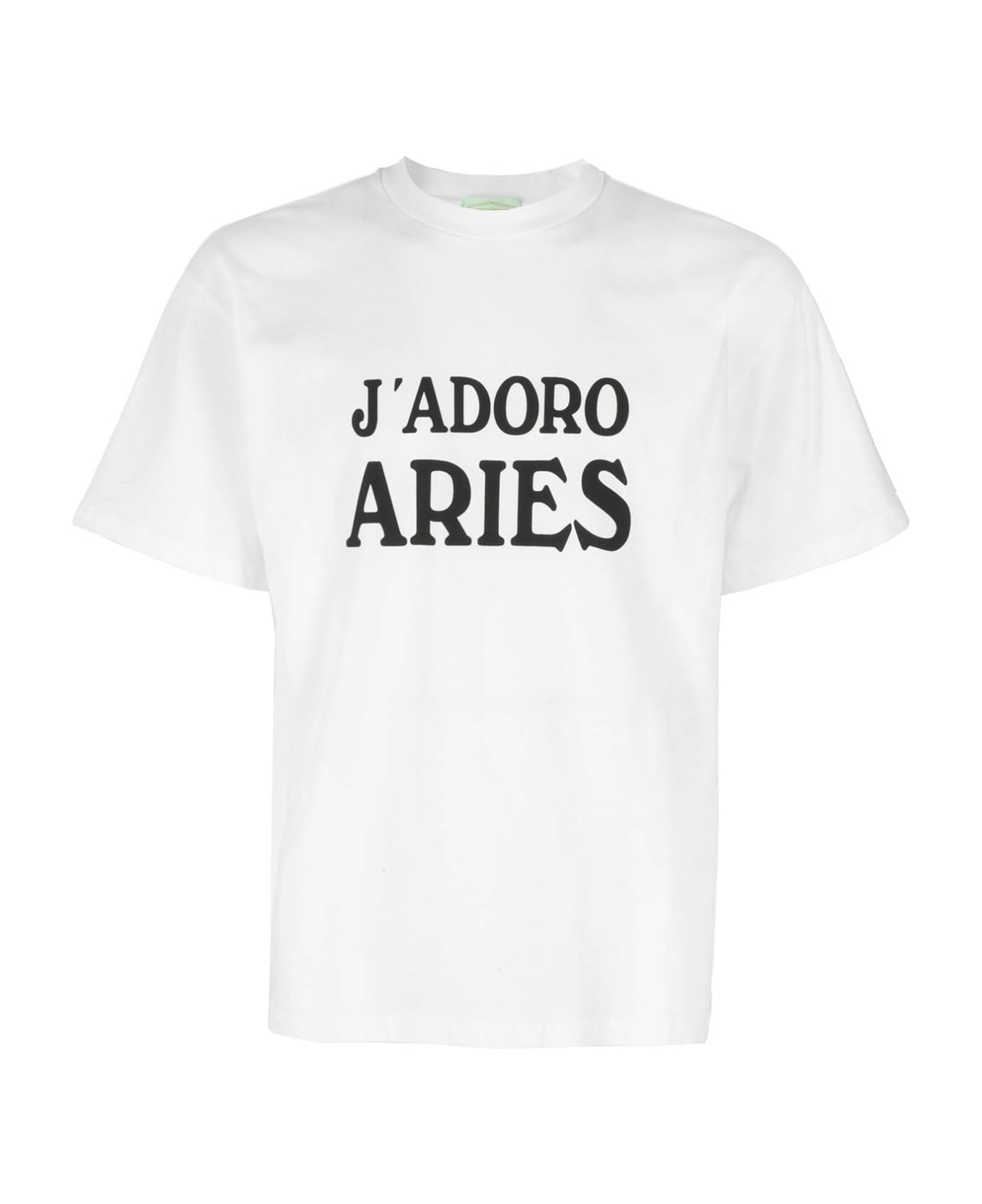 Aries J Adoro Ss Tie - Wht White