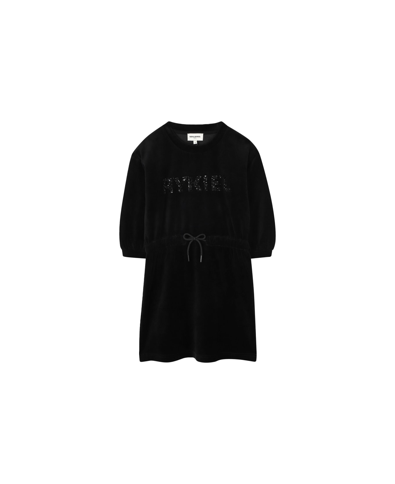 Sonia Rykiel Dress With Logo - BLACK