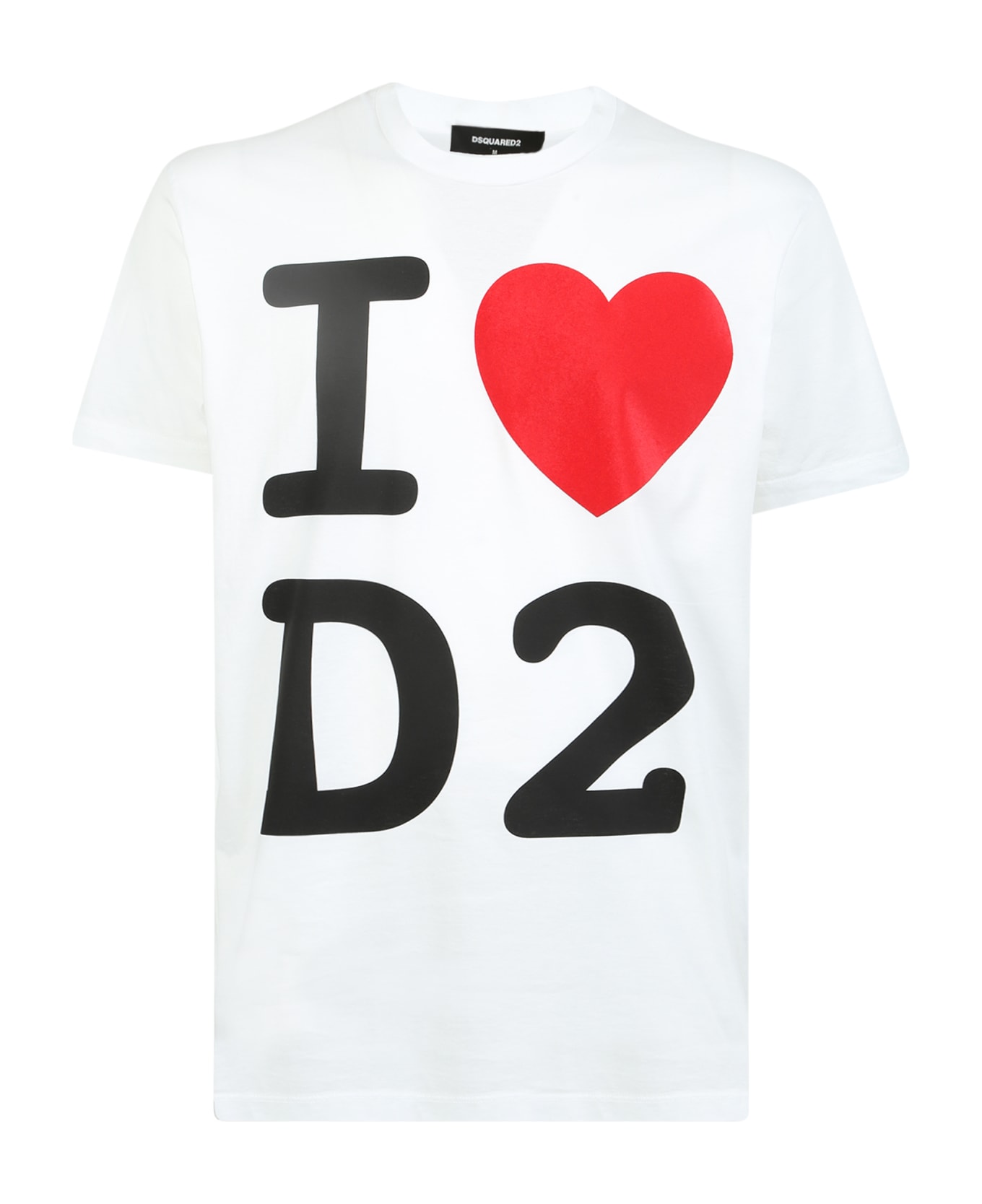 Dsquared2 I Love D2 T-shirt - White