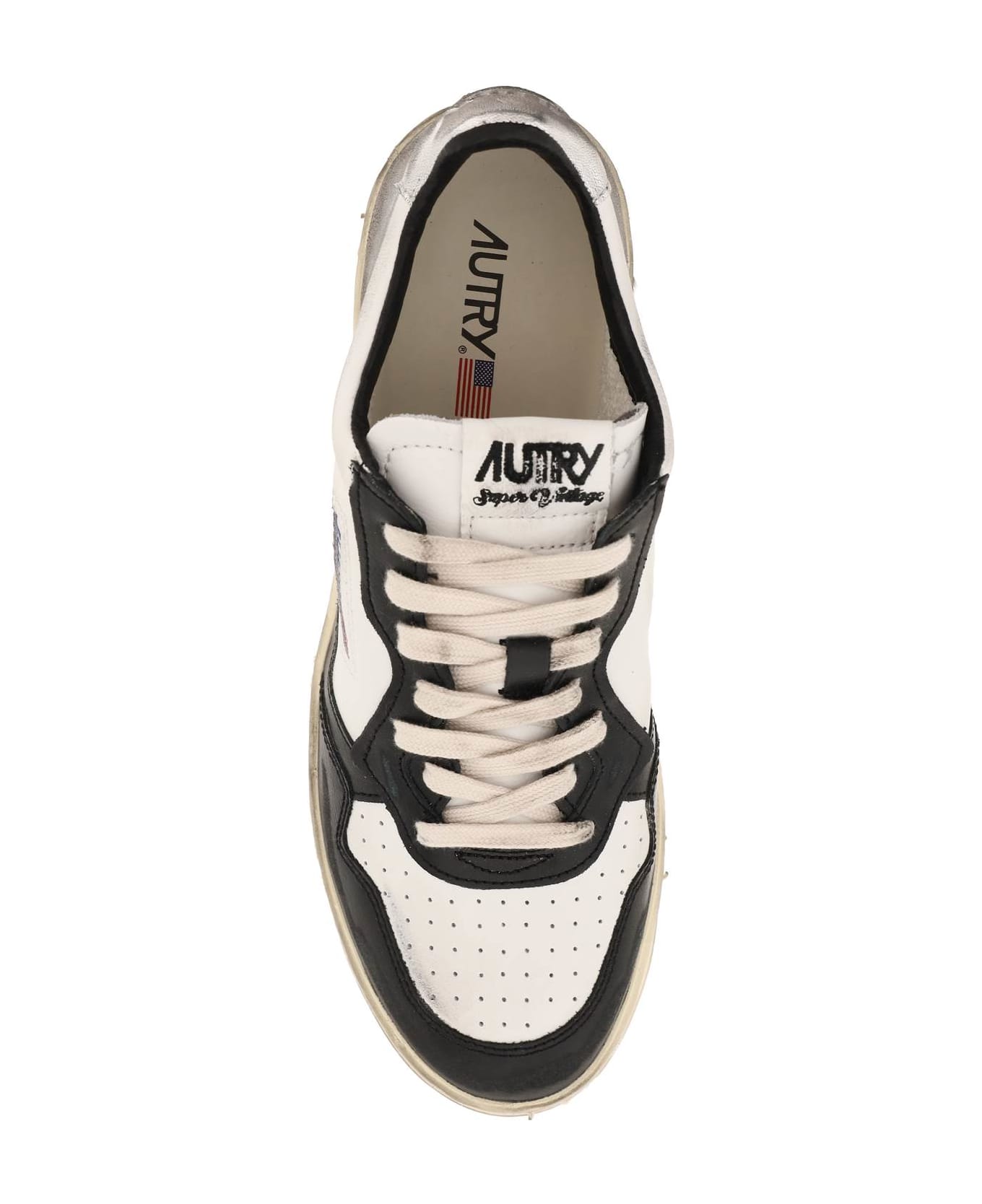 Autry Super Vintage Low Sneakers - Black