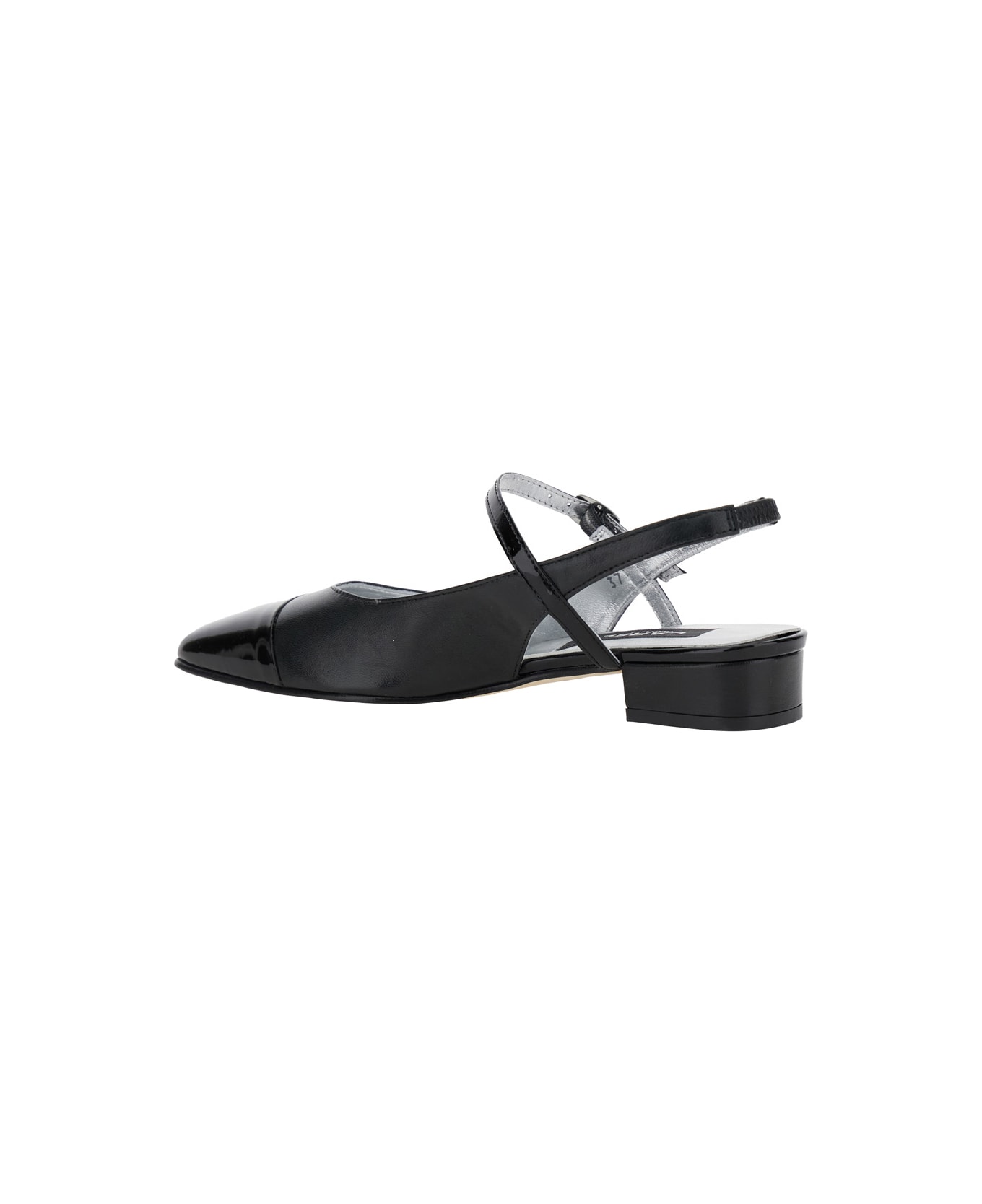 Carel 
oceano
 Black Slingback Ballet Shoes In Leather Woman - Black