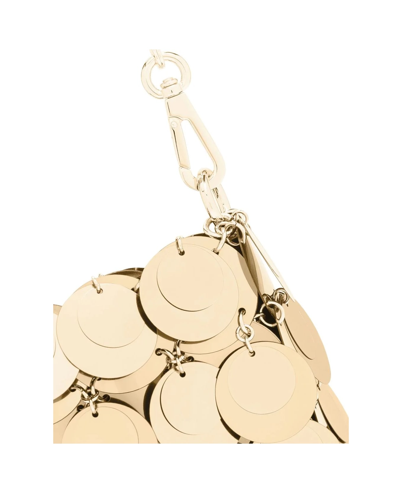 Paco Rabanne Sac Soir Sparkle Mini Bag In Gold - Gold ショルダーバッグ