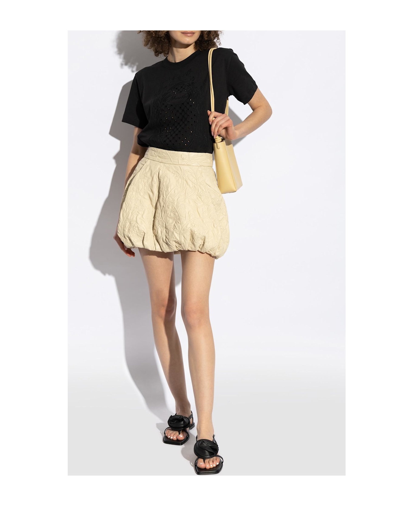 Vic Matié Vic Matie Leather Sandals Logic - Black