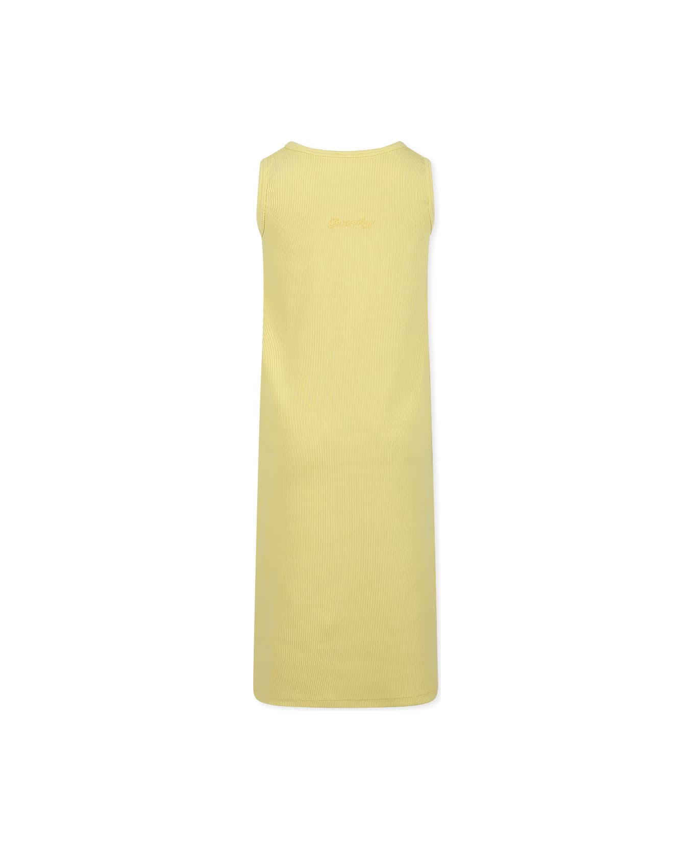Givenchy Yellow Dress For Girl With Logo - Yellow