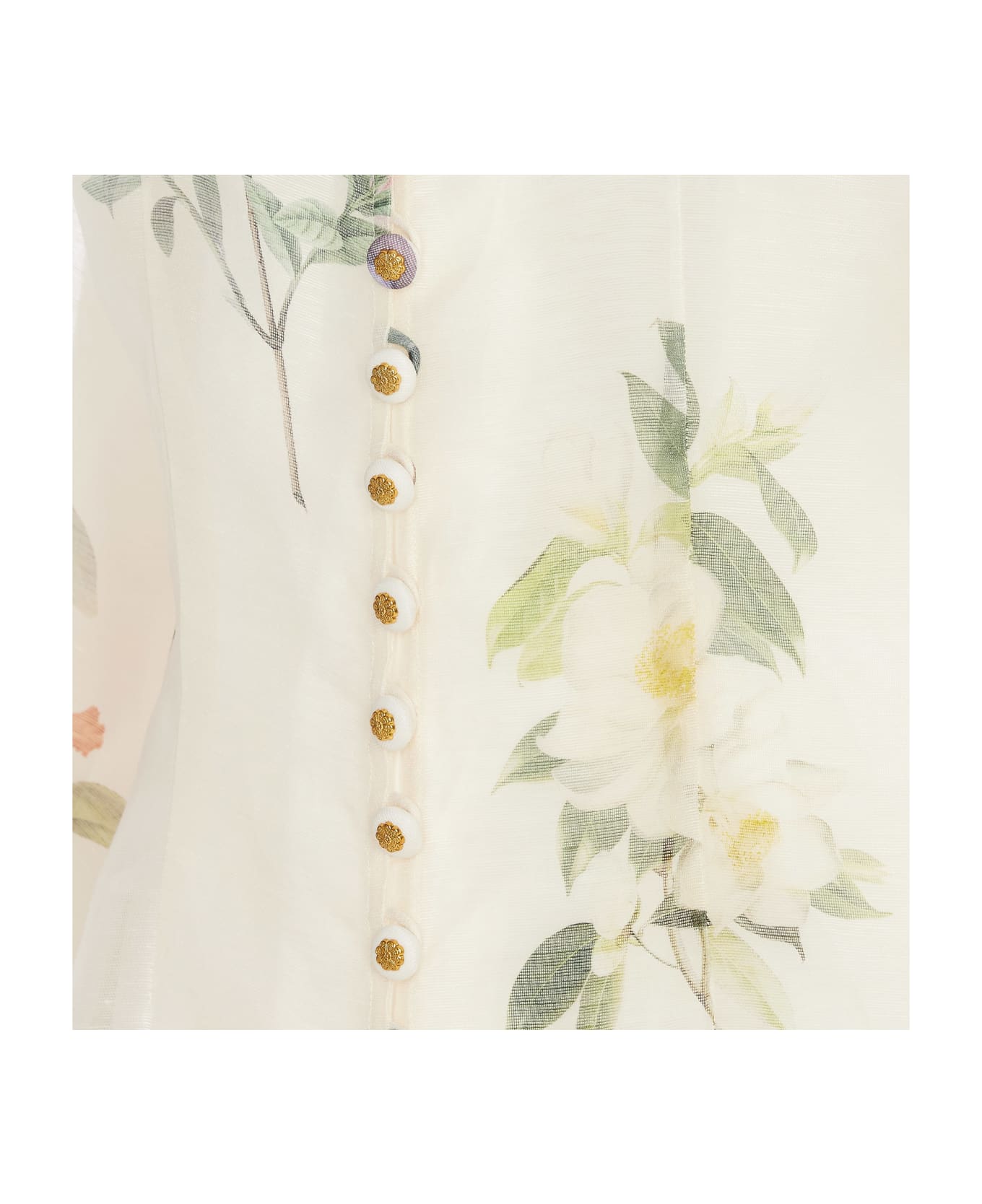 Zimmermann Natura Blouse - Botanical Ivory