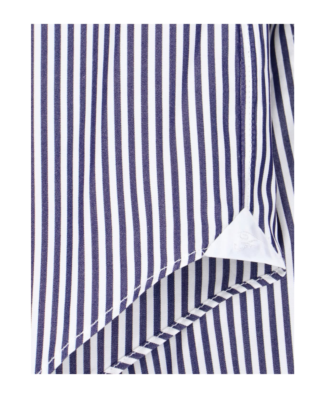 Finamore Striped Shirt - Blue