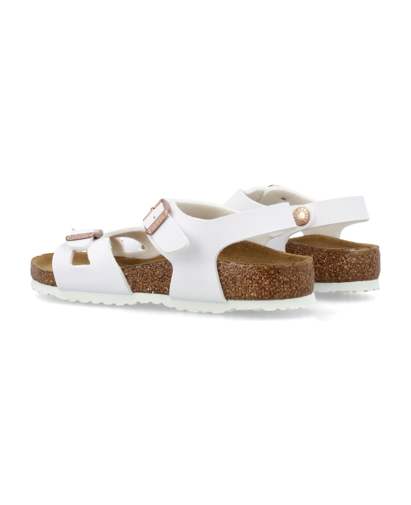 Birkenstock Rio Kids Sandals - WHITE