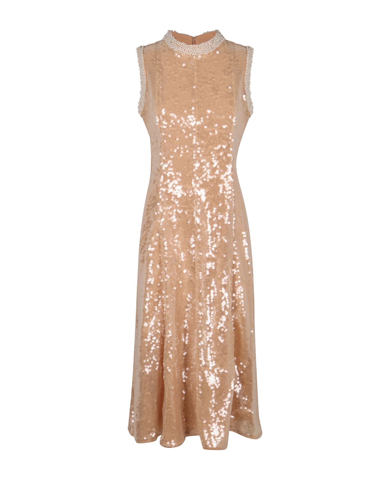 self-portrait Sequin Dress - Bg Beige