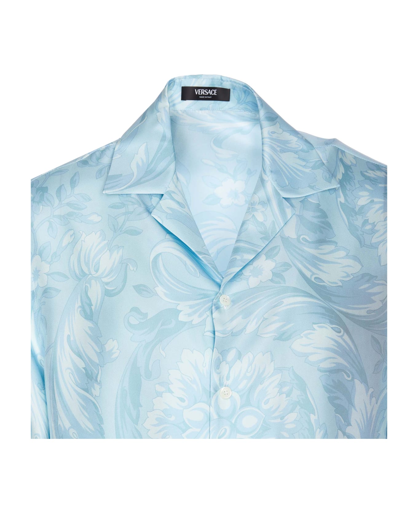 Versace Barocco Shirt - Pale blue