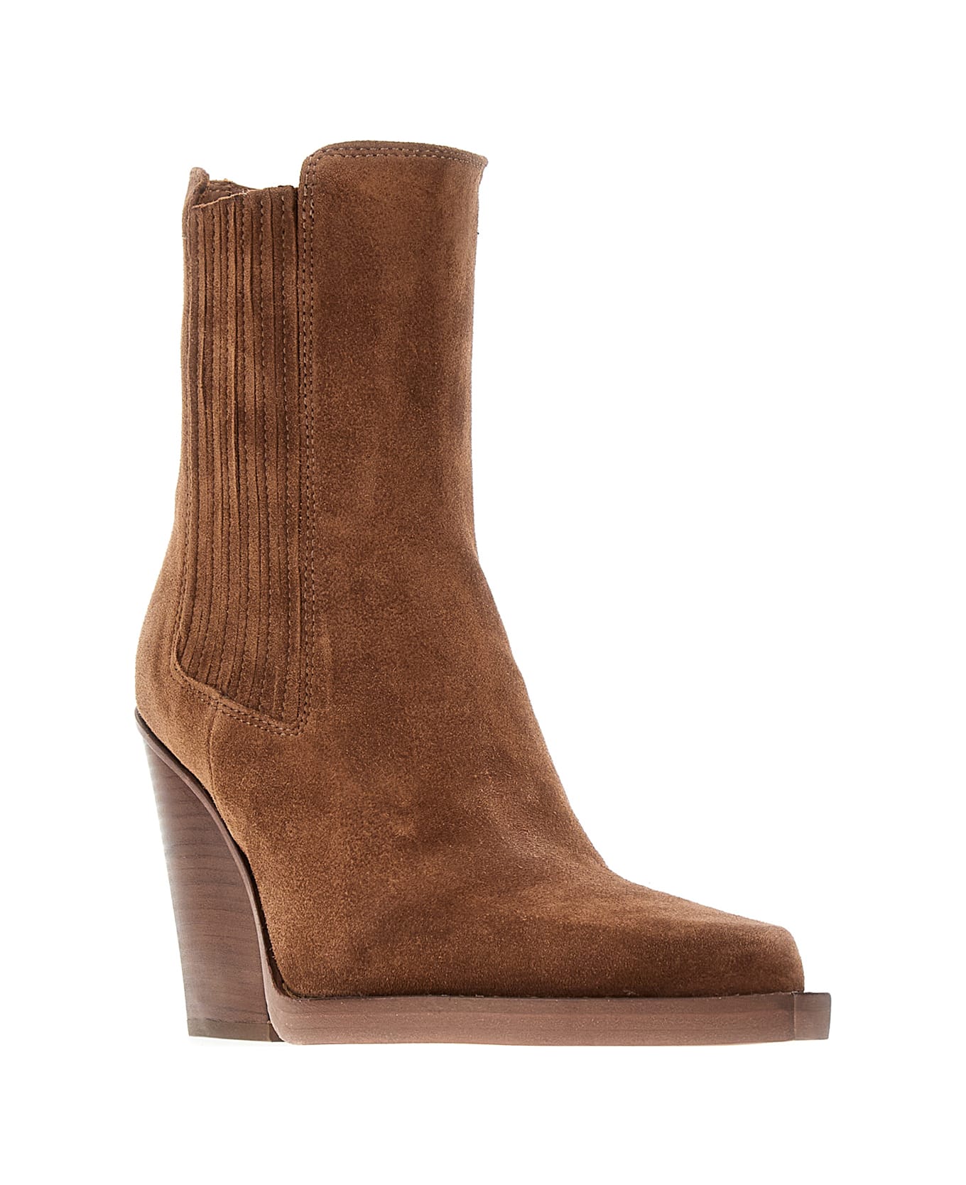Paris Texas Brown Suede Dallas Ankle Boots - CANYON