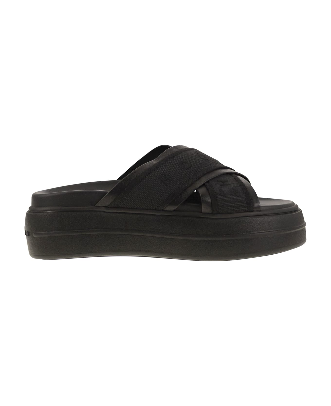 Hogan Skyscraper Sandals - Black