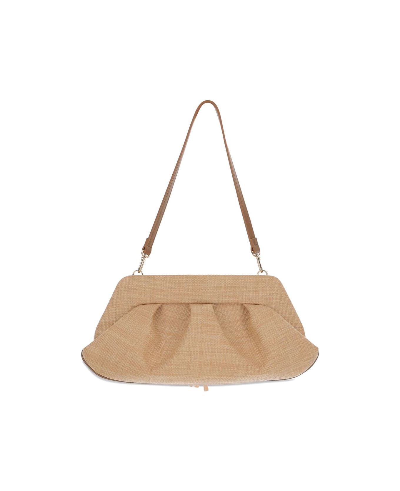 THEMOIRè Emera Fringed Clutch - Beige