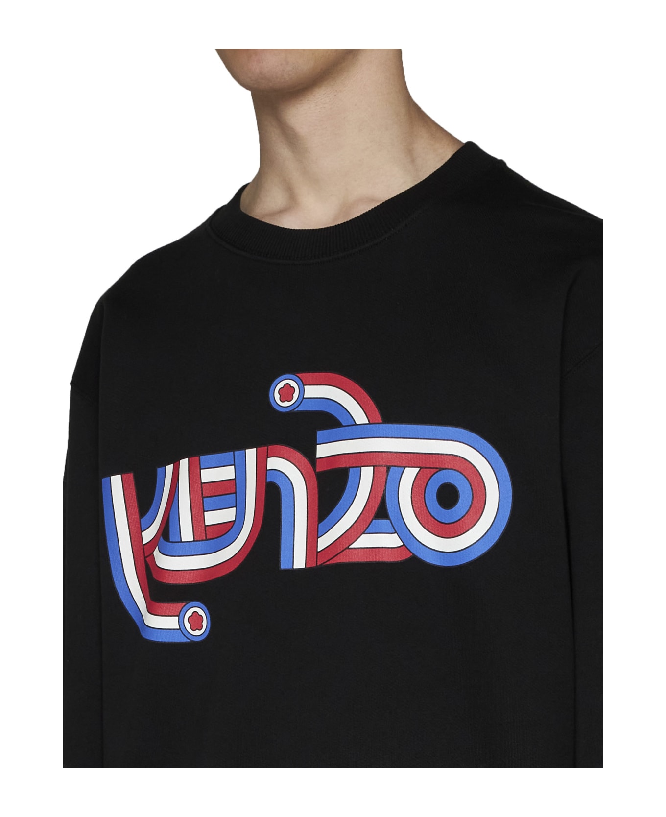 Kenzo Signature Sweater - Black フリース
